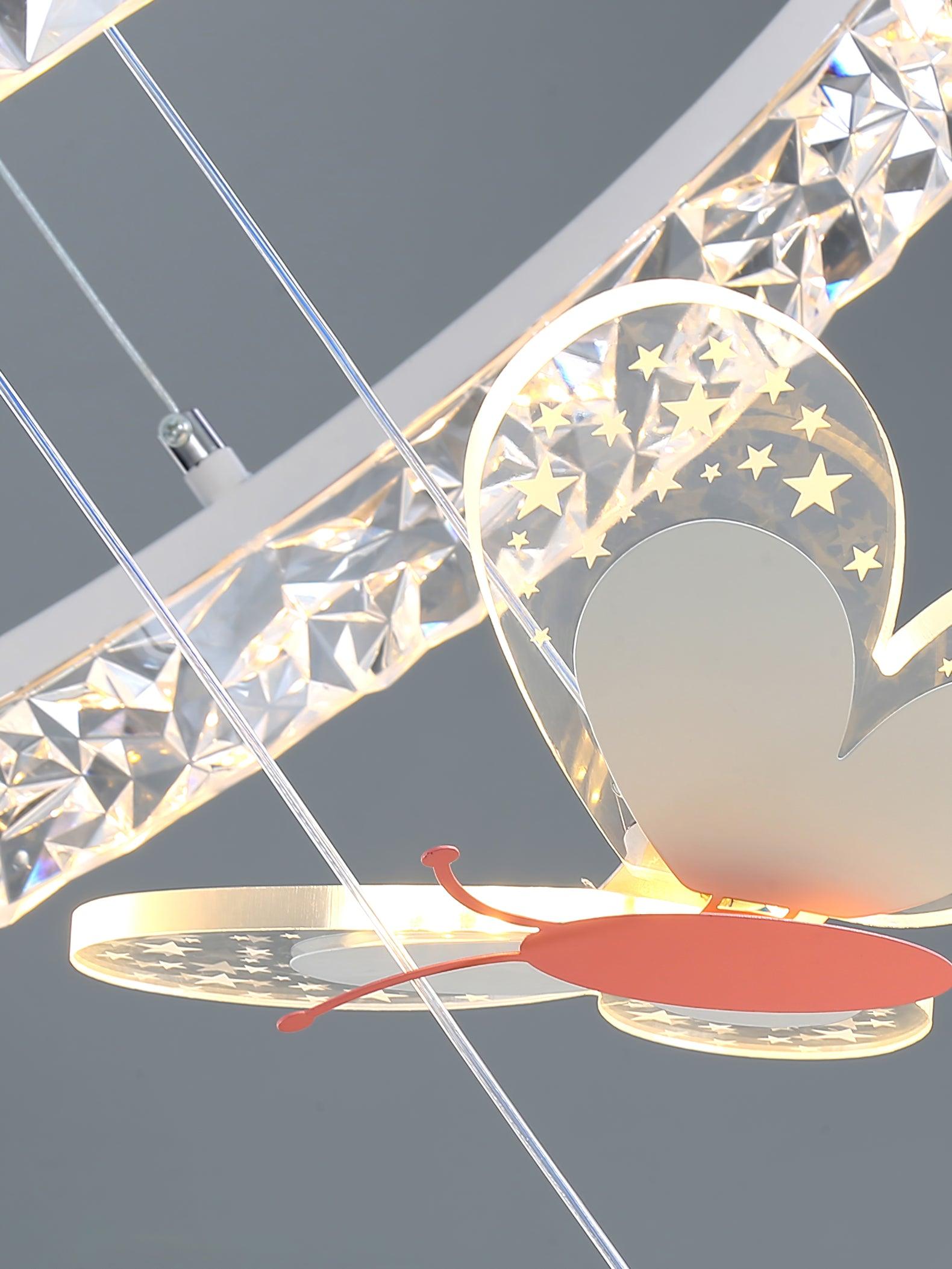 Cartoon Butterfly Acrylic Pendant Lamp - Letslighting