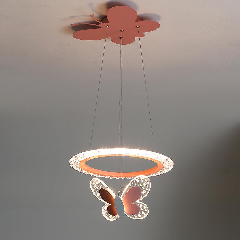 Cartoon Butterfly Acrylic Pendant Lamp - Letslighting