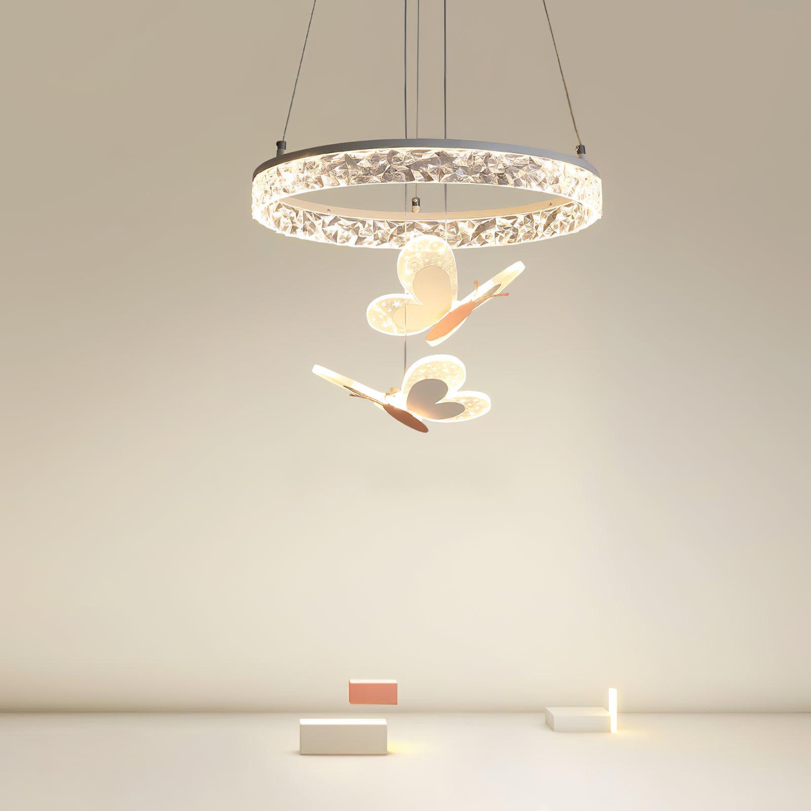 Cartoon Butterfly Acrylic Pendant Lamp - Letslighting