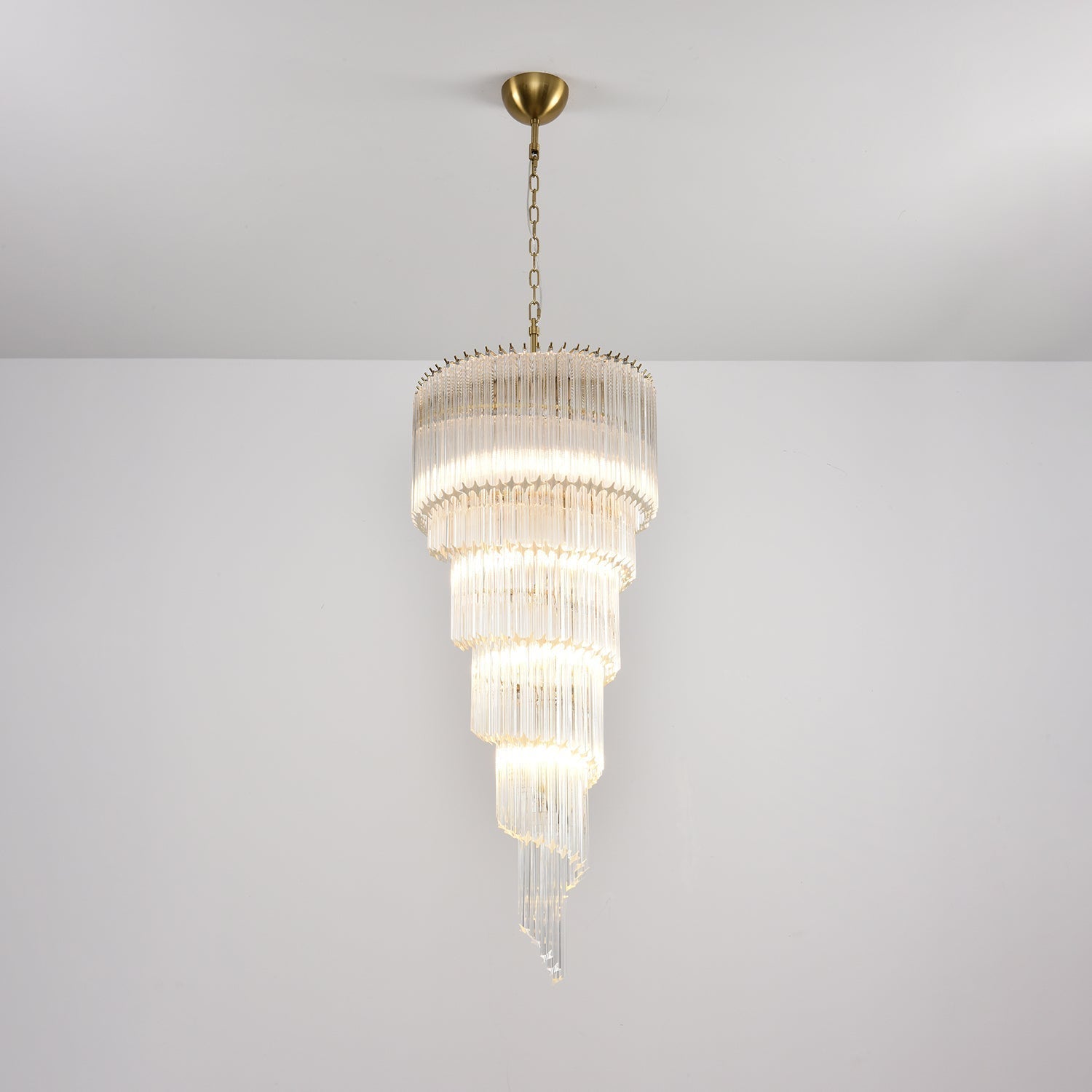 Paisley Modern Glass Chandelier - Letslighting