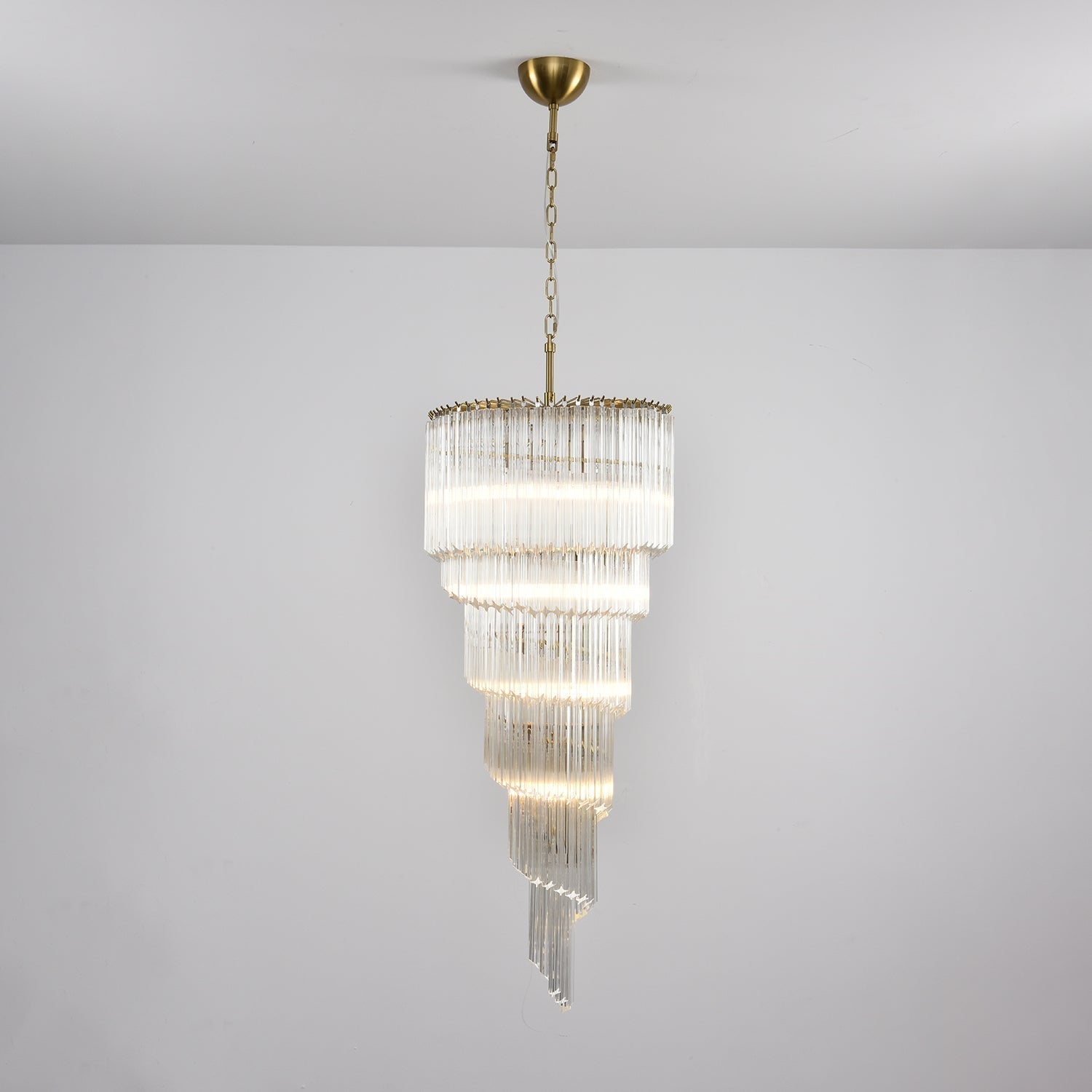 Paisley Modern Glass Chandelier - Letslighting