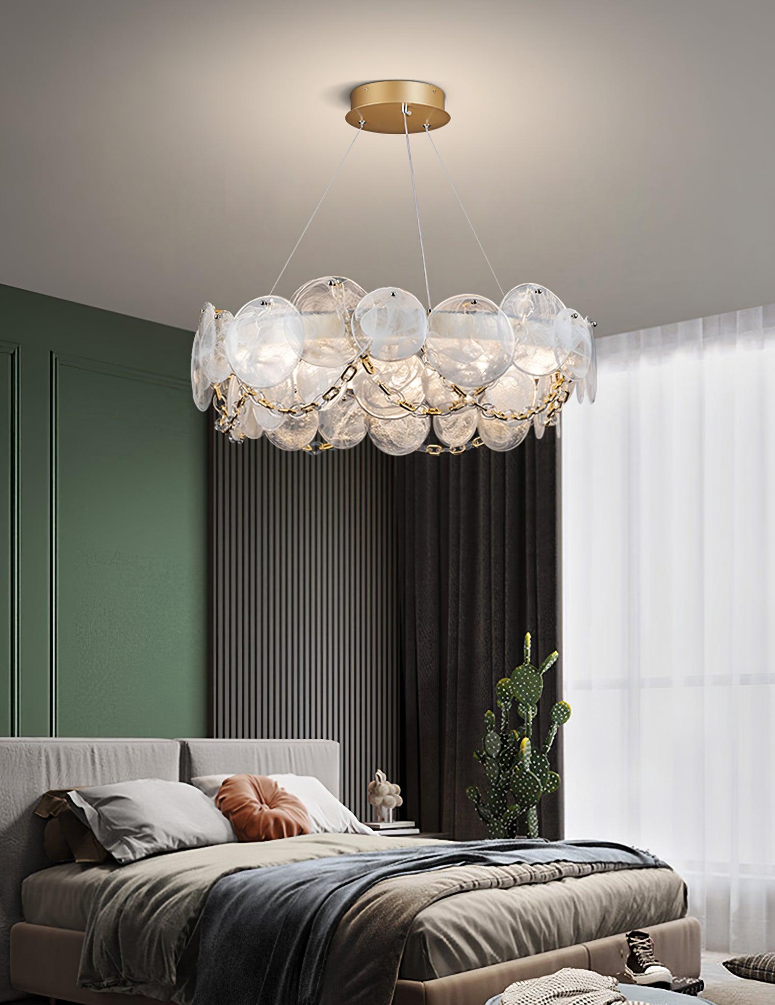 Ruby Luxury Glass Chandelier - Letslighting