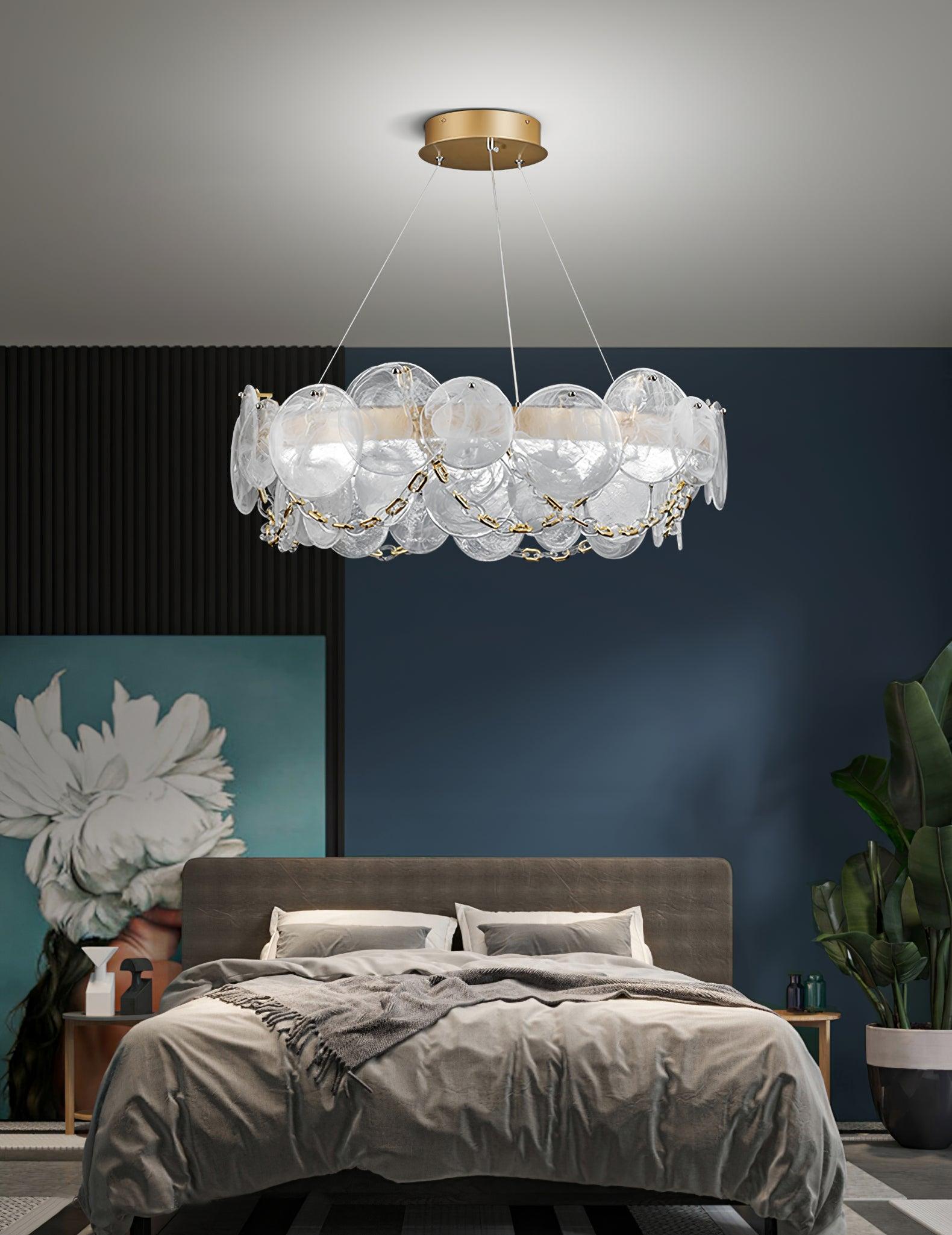 Ruby Luxury Glass Chandelier - Letslighting
