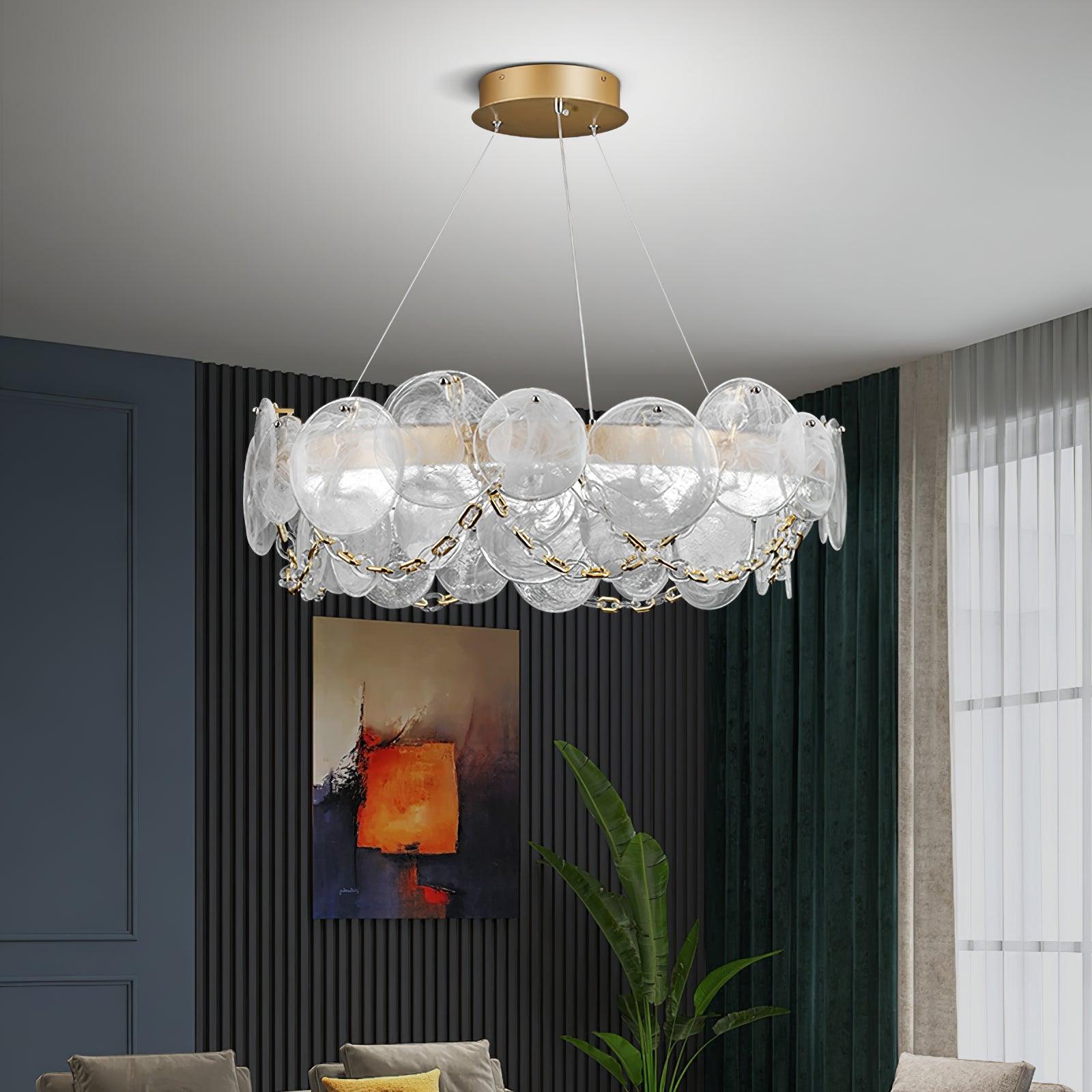 Ruby Luxury Glass Chandelier - Letslighting