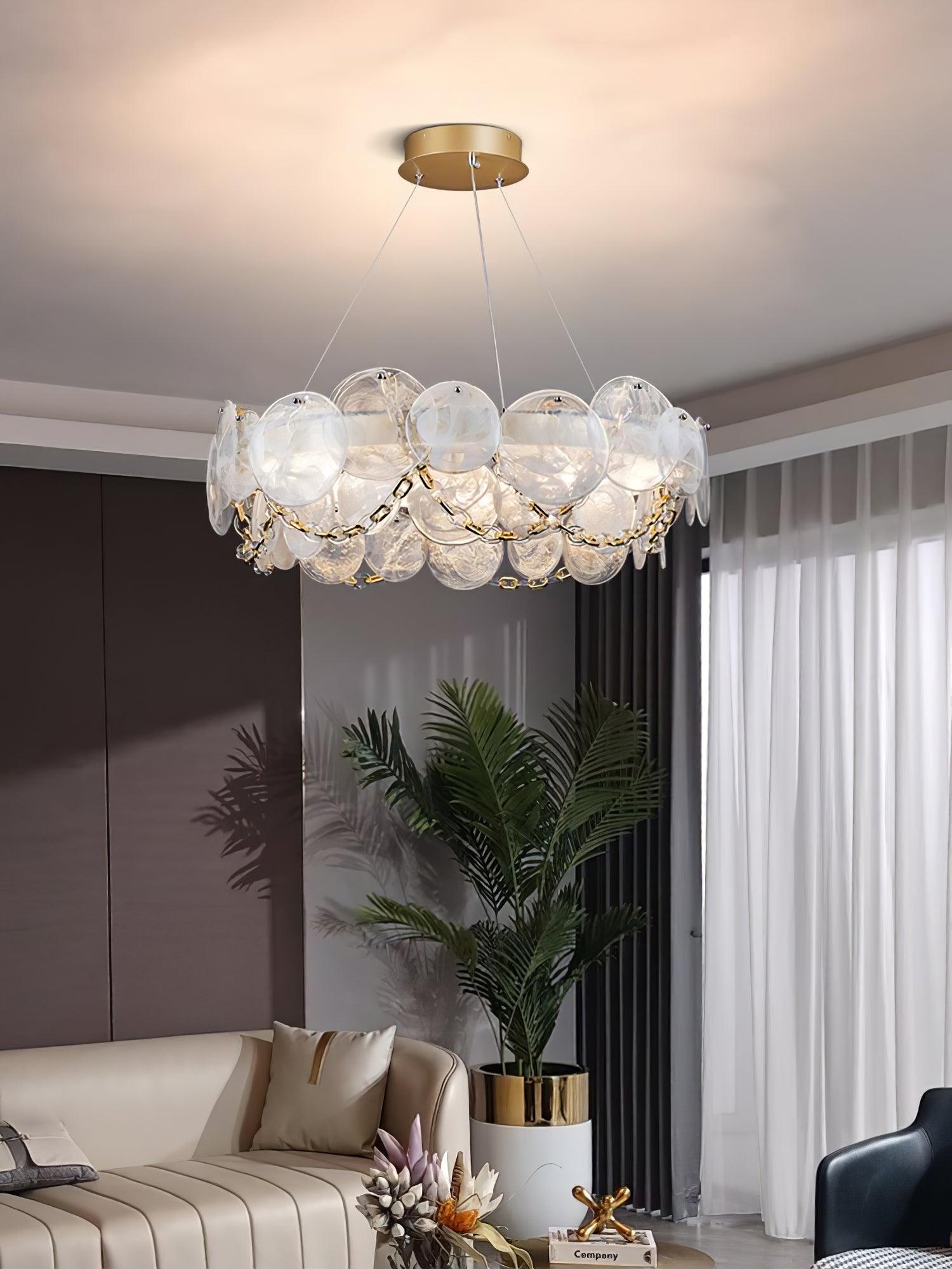 Ruby Luxury Glass Chandelier - Letslighting