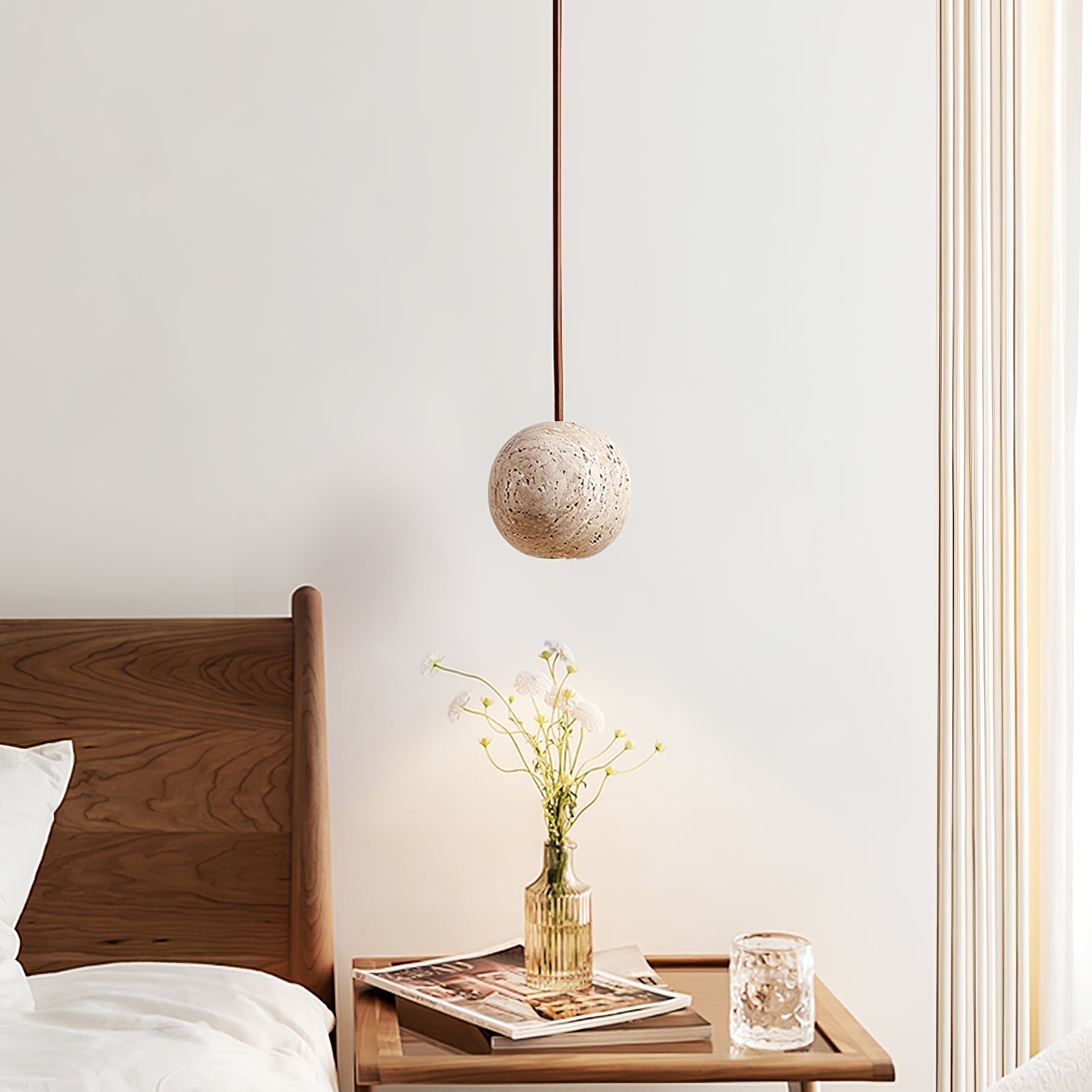 Trio Travertine Pendant Light - Letslighting