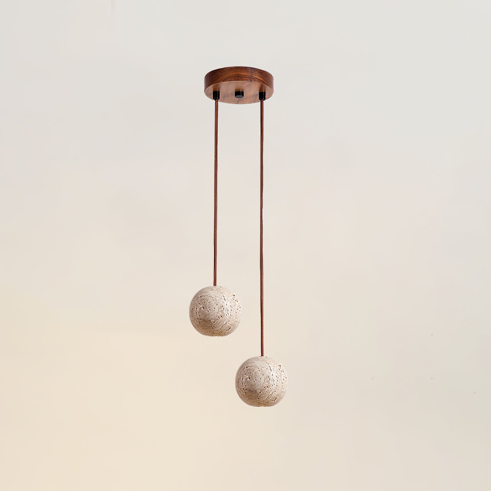 Trio Travertine Pendant Light - Letslighting