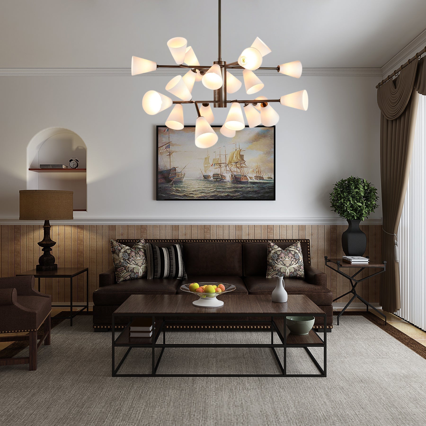 Lily Luxury Metal Chandelier - Letslighting