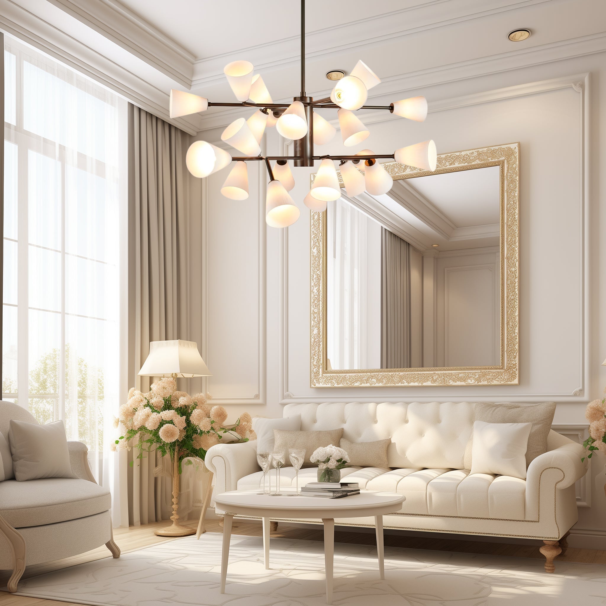 Lily Luxury Metal Chandelier - Letslighting