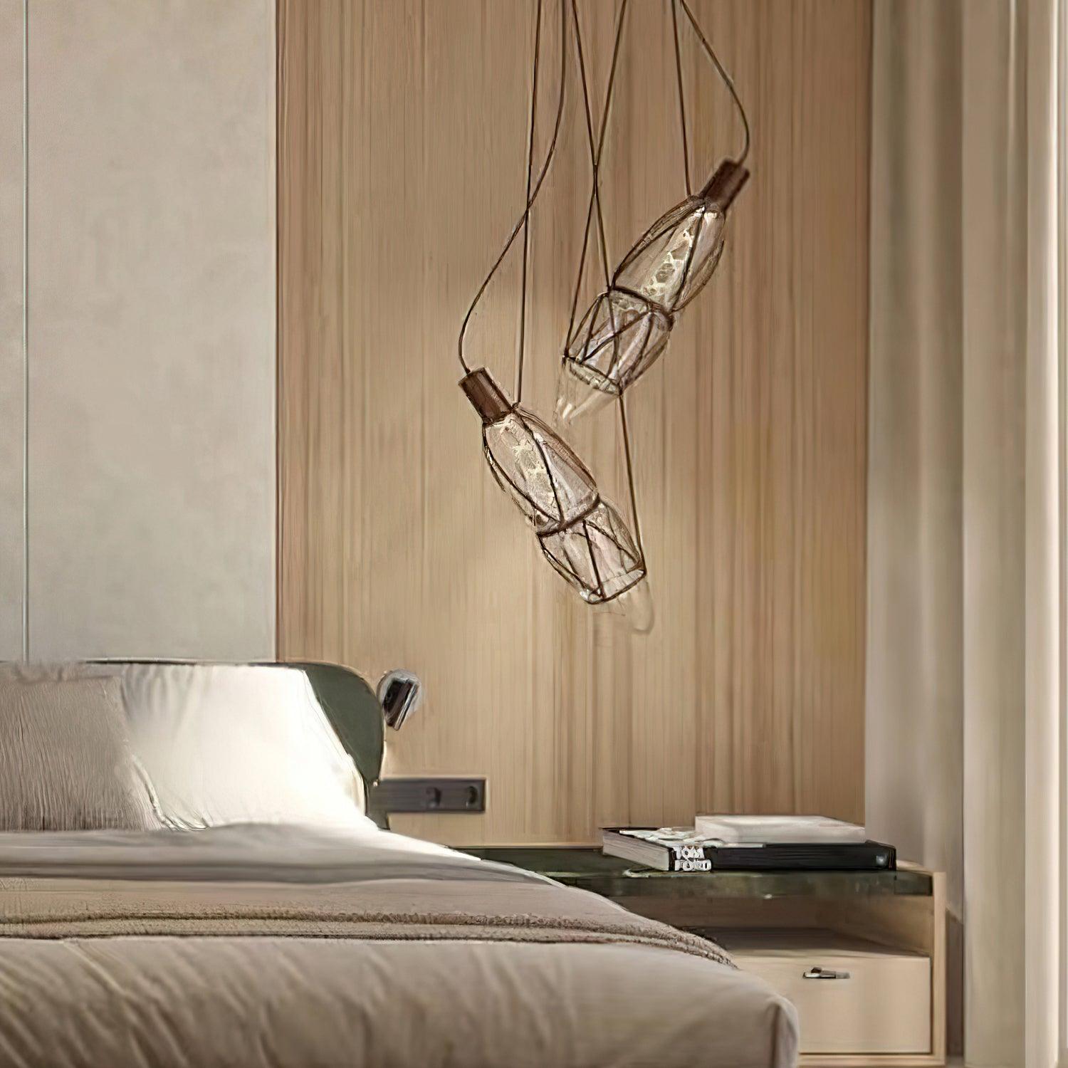 Castaway Bottle Glass Pendant Lamp - Letslighting
