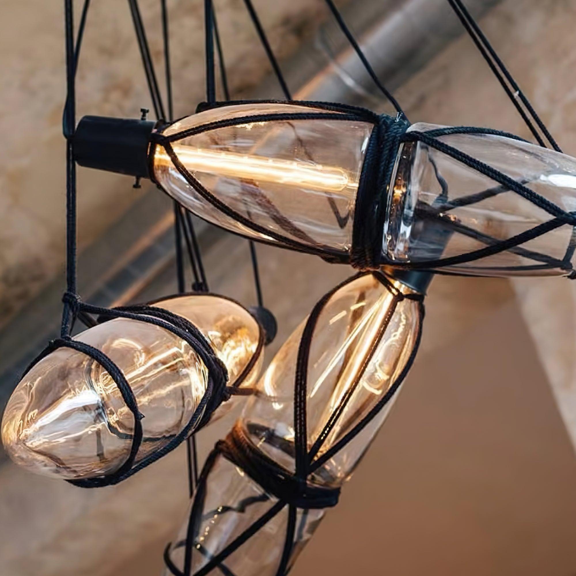 Castaway Bottle Glass Pendant Lamp - Letslighting