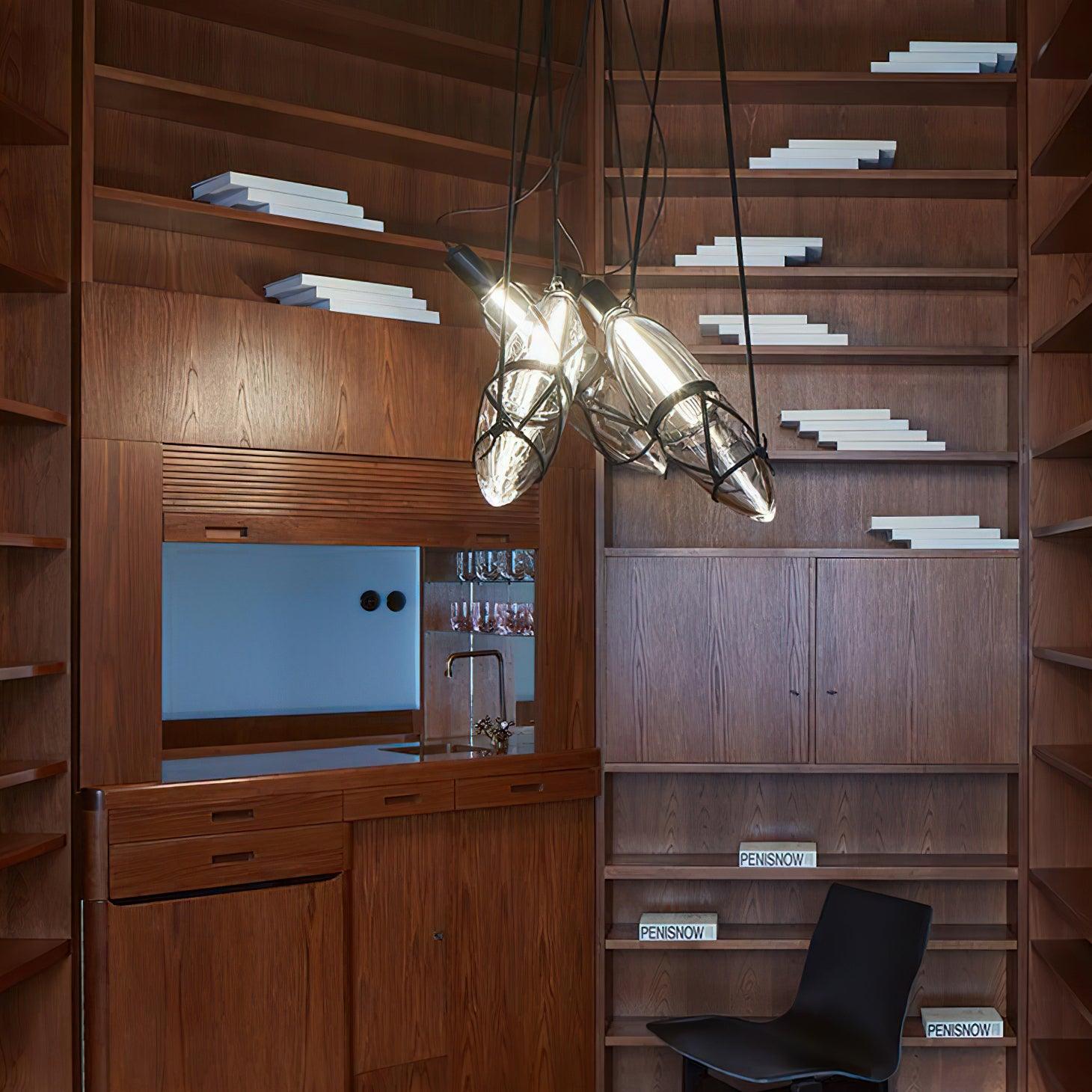 Castaway Bottle Glass Pendant Lamp - Letslighting