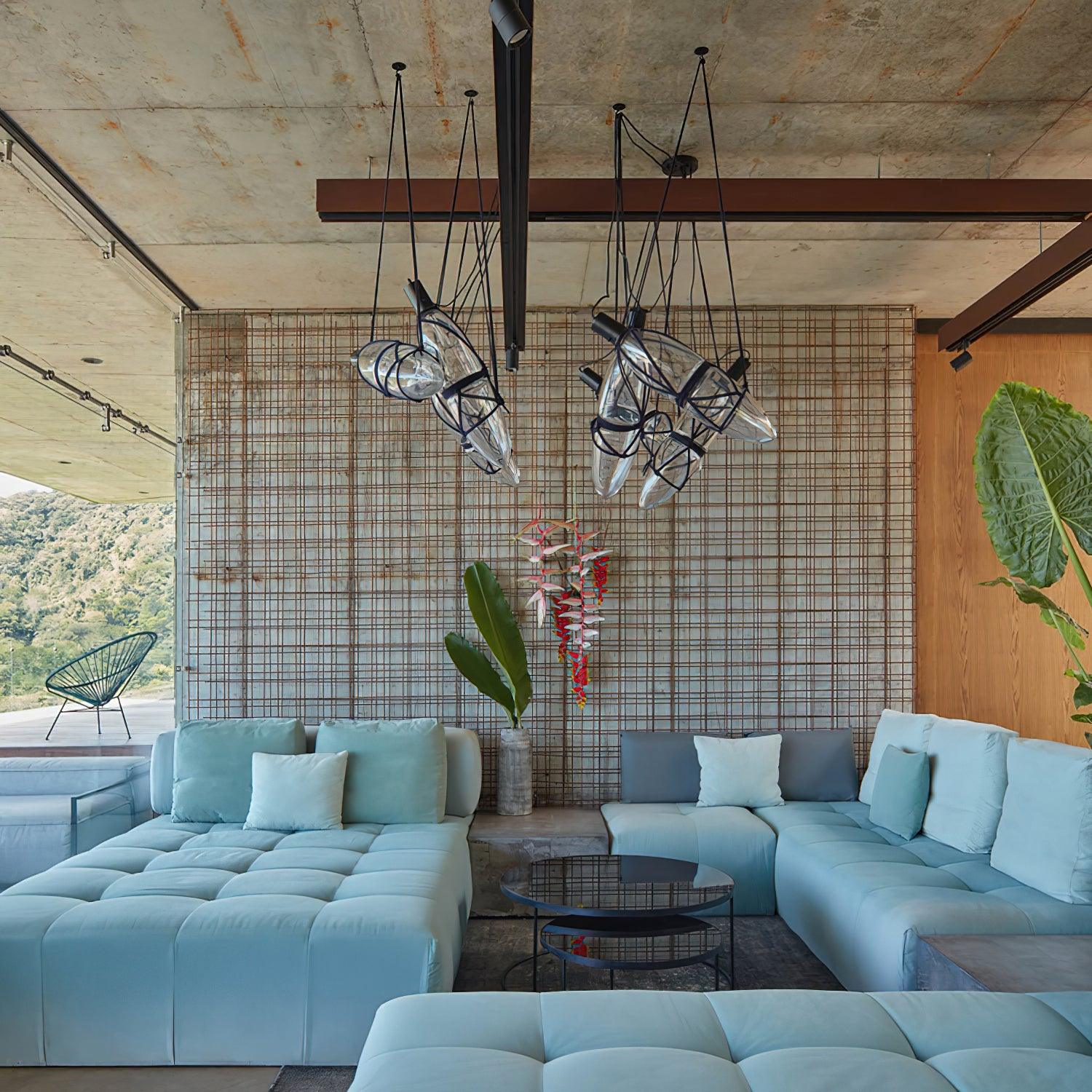Castaway Bottle Glass Pendant Lamp - Letslighting