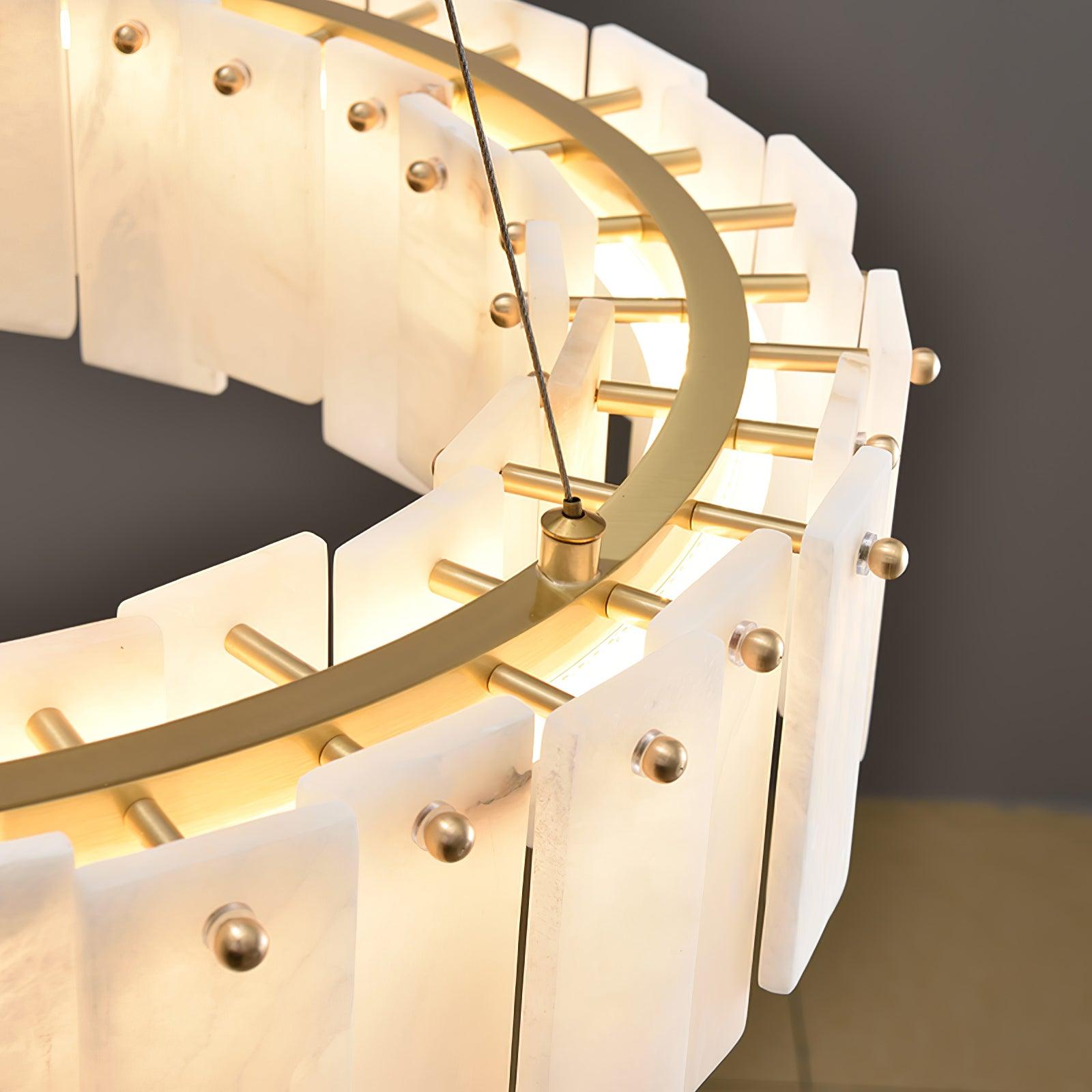 Vodore Alabaster Pendant Light Chandelier - Letslighting