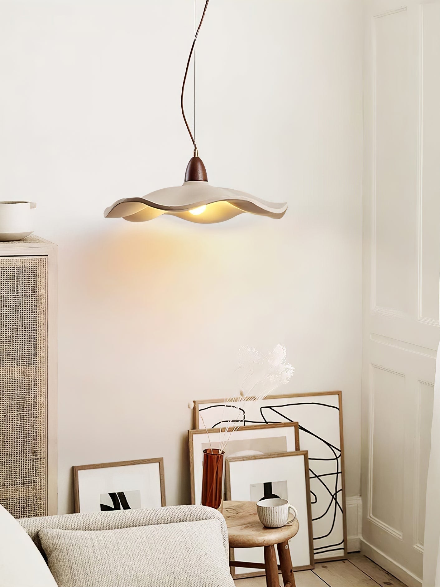 Cement Wave Pendant Light - Letslighting