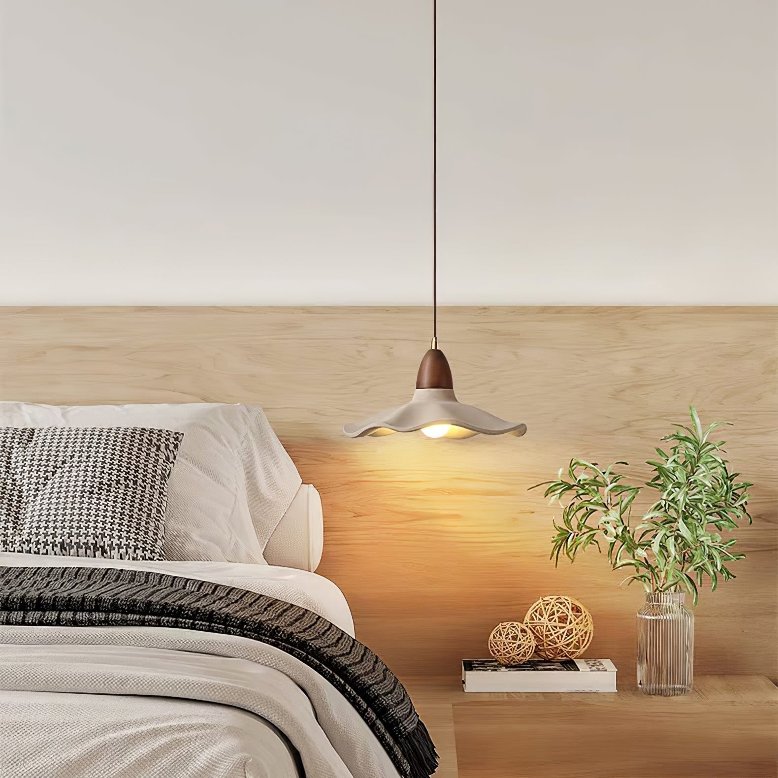 Cement Wave Pendant Light - Letslighting