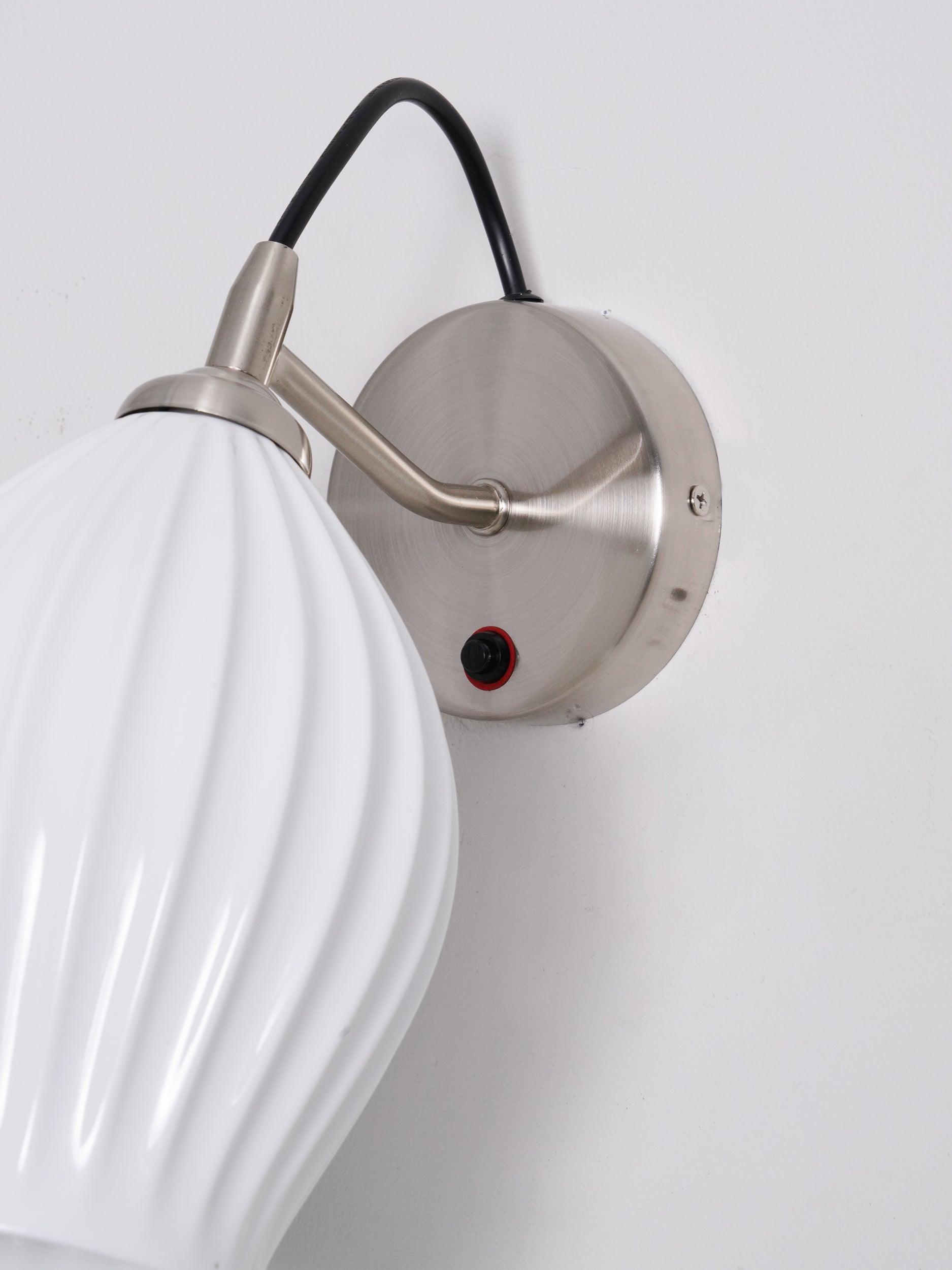 Zotalisra Modern Minimalist Ribbed Ceramic Wall light - Letslighting