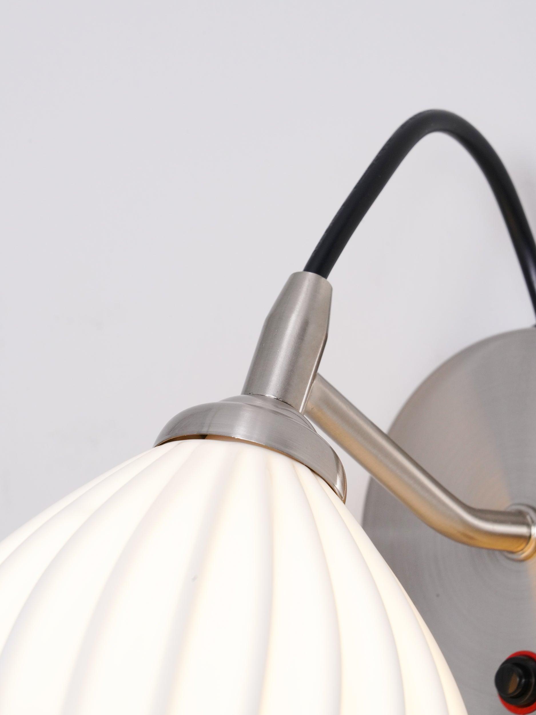 Zotalisra Modern Minimalist Ribbed Ceramic Wall light - Letslighting