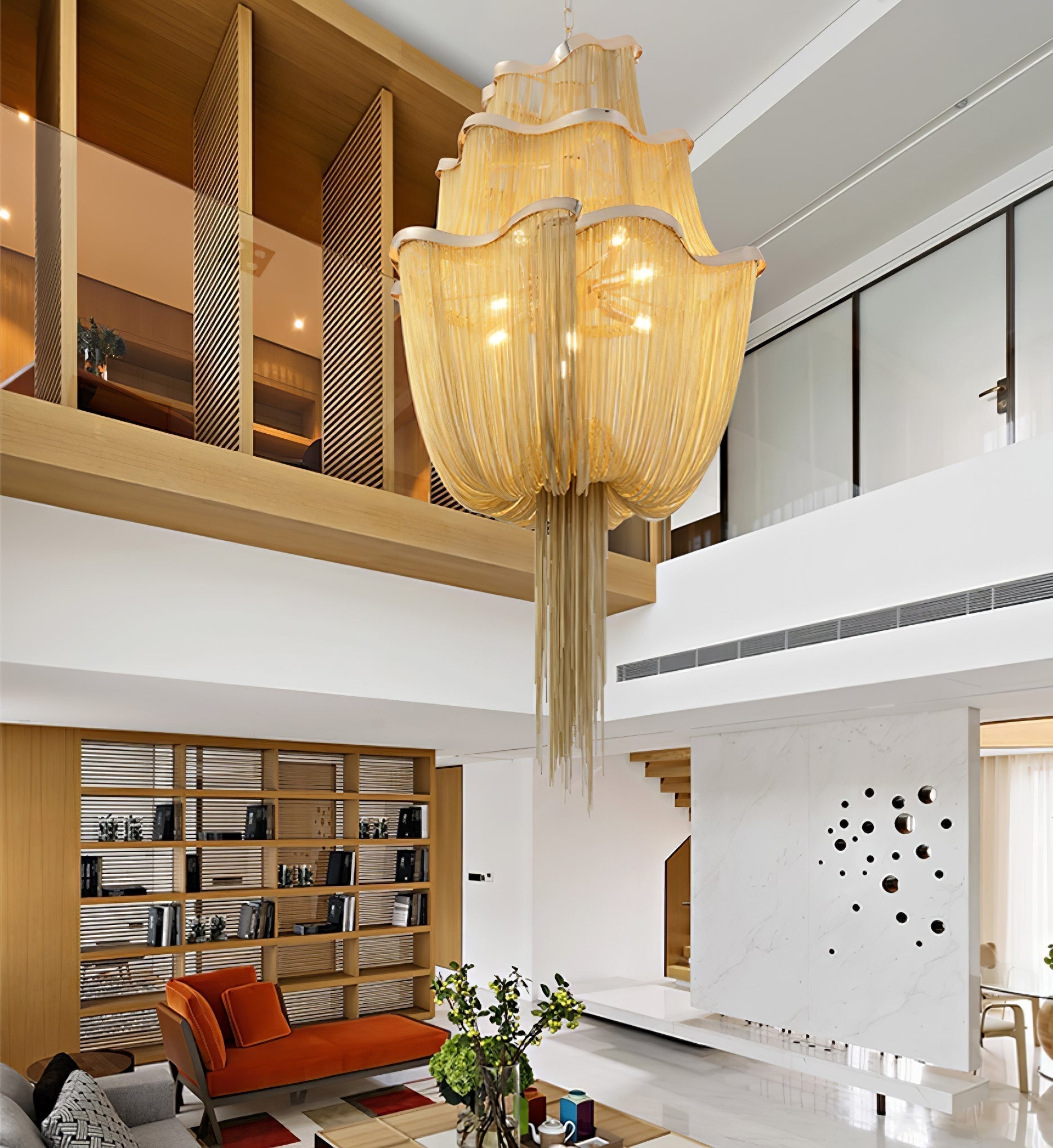 Chains Shimmering Chandelier - Letslighting