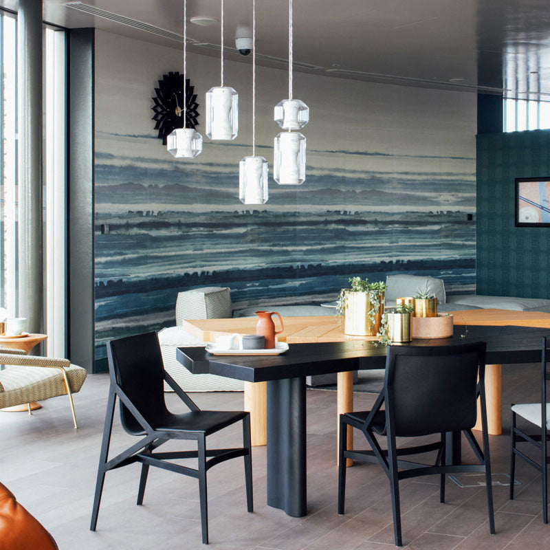 Allirila Modern Minimalist Alabaster Glass Pendant Lamp - Lamp Copper