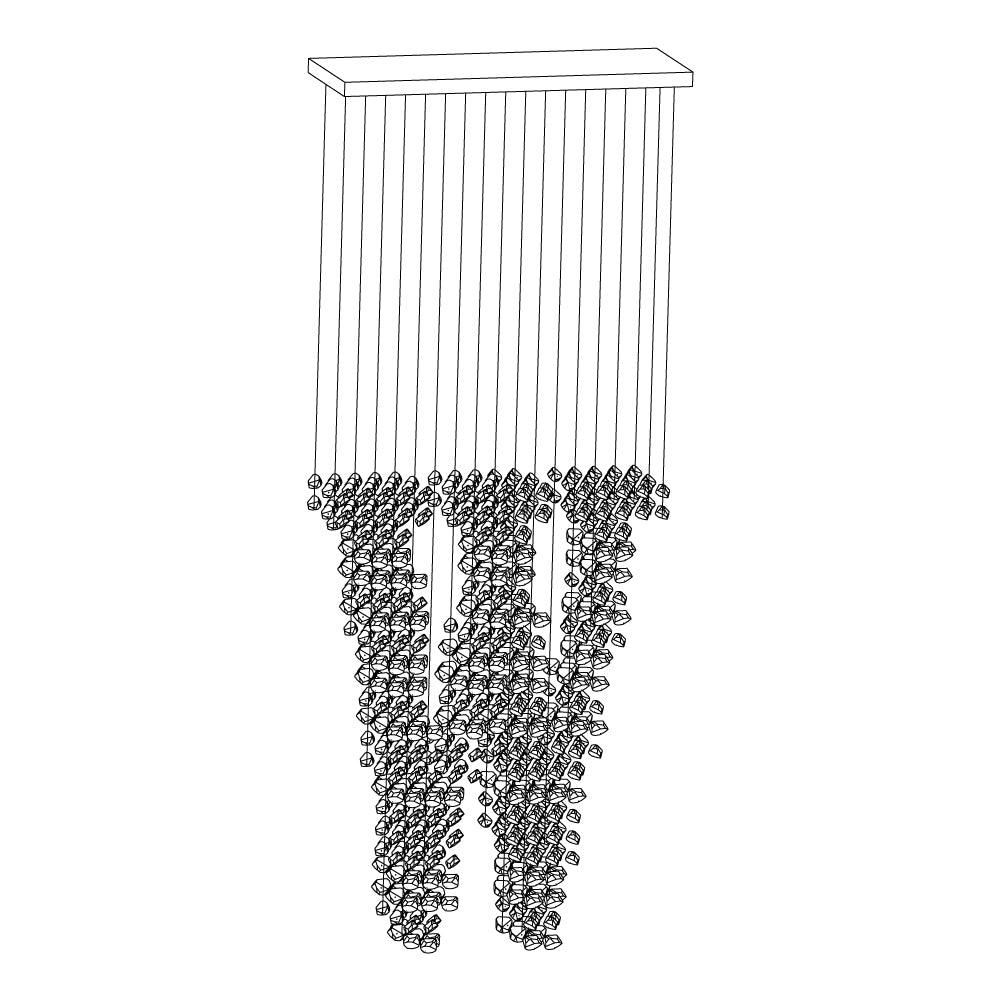 Damian Modern Metal Chandeliers - Letslighting