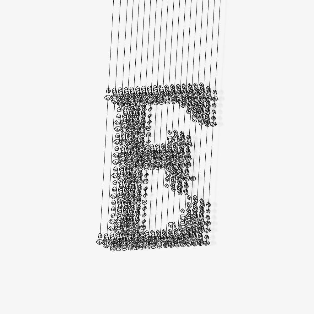 Glyph Minimalist Stone Chandelier - Letslighting