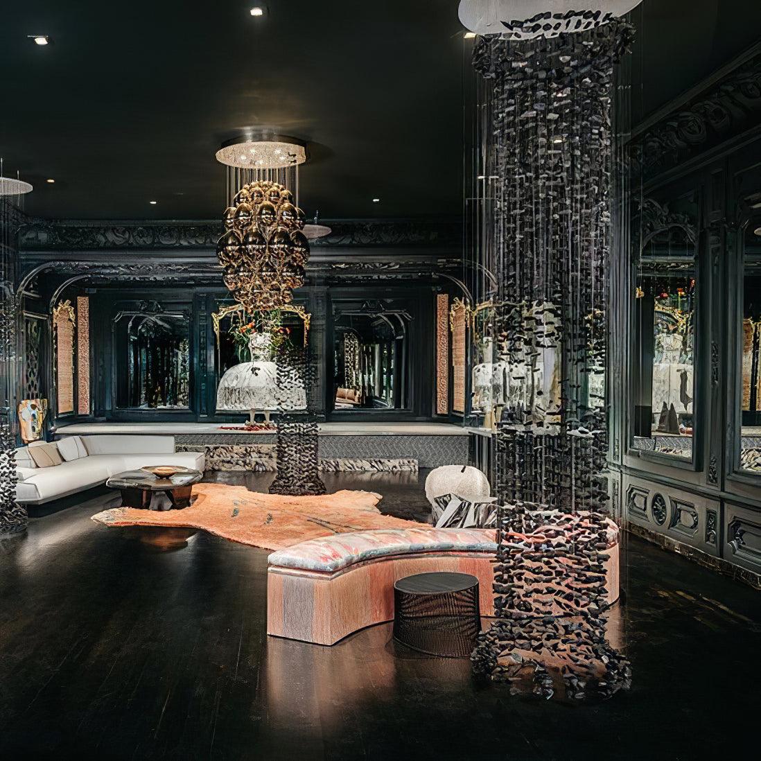 Black Stones Chandeliers - Letslighting