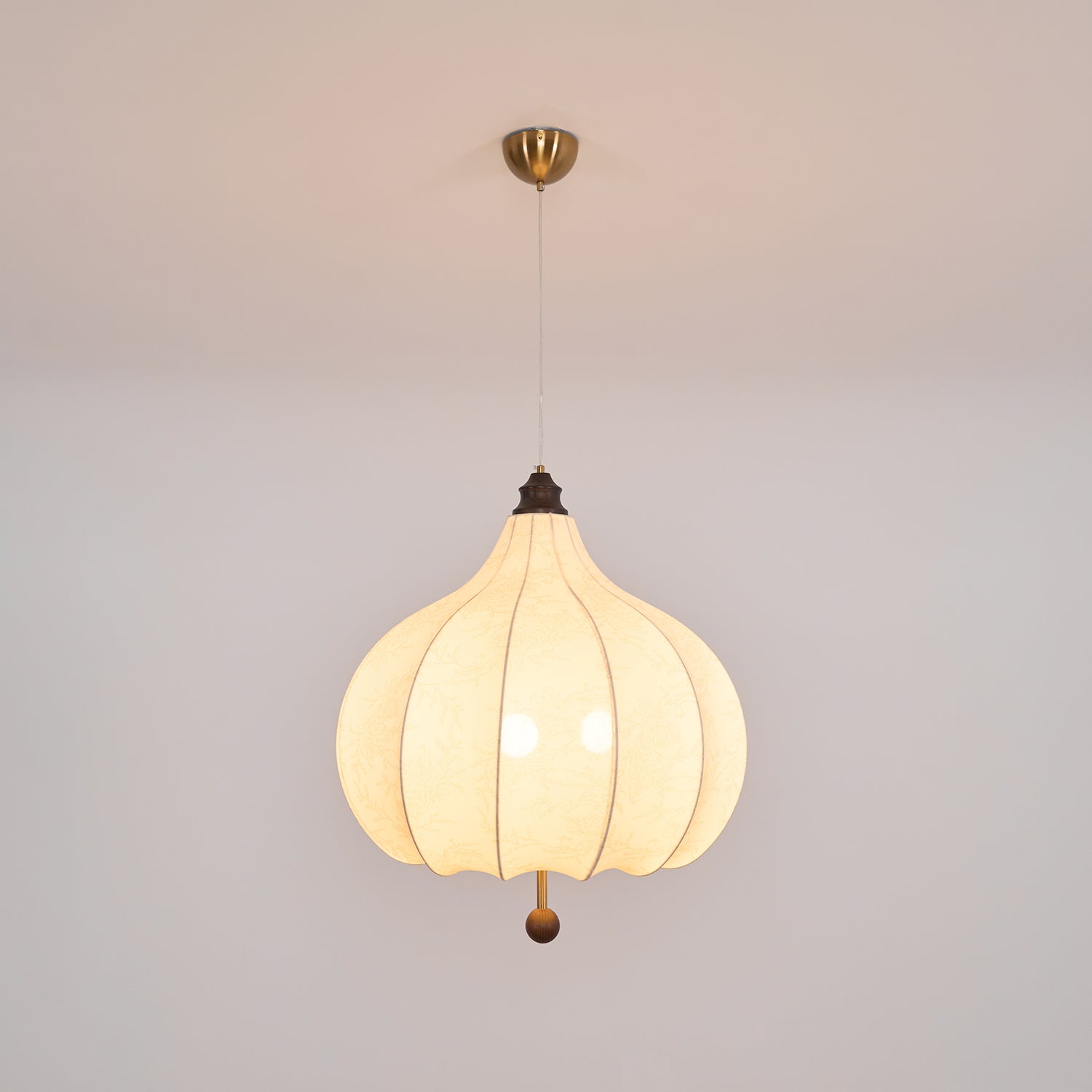Chestnut Fabric Pendant Light - Letslighting