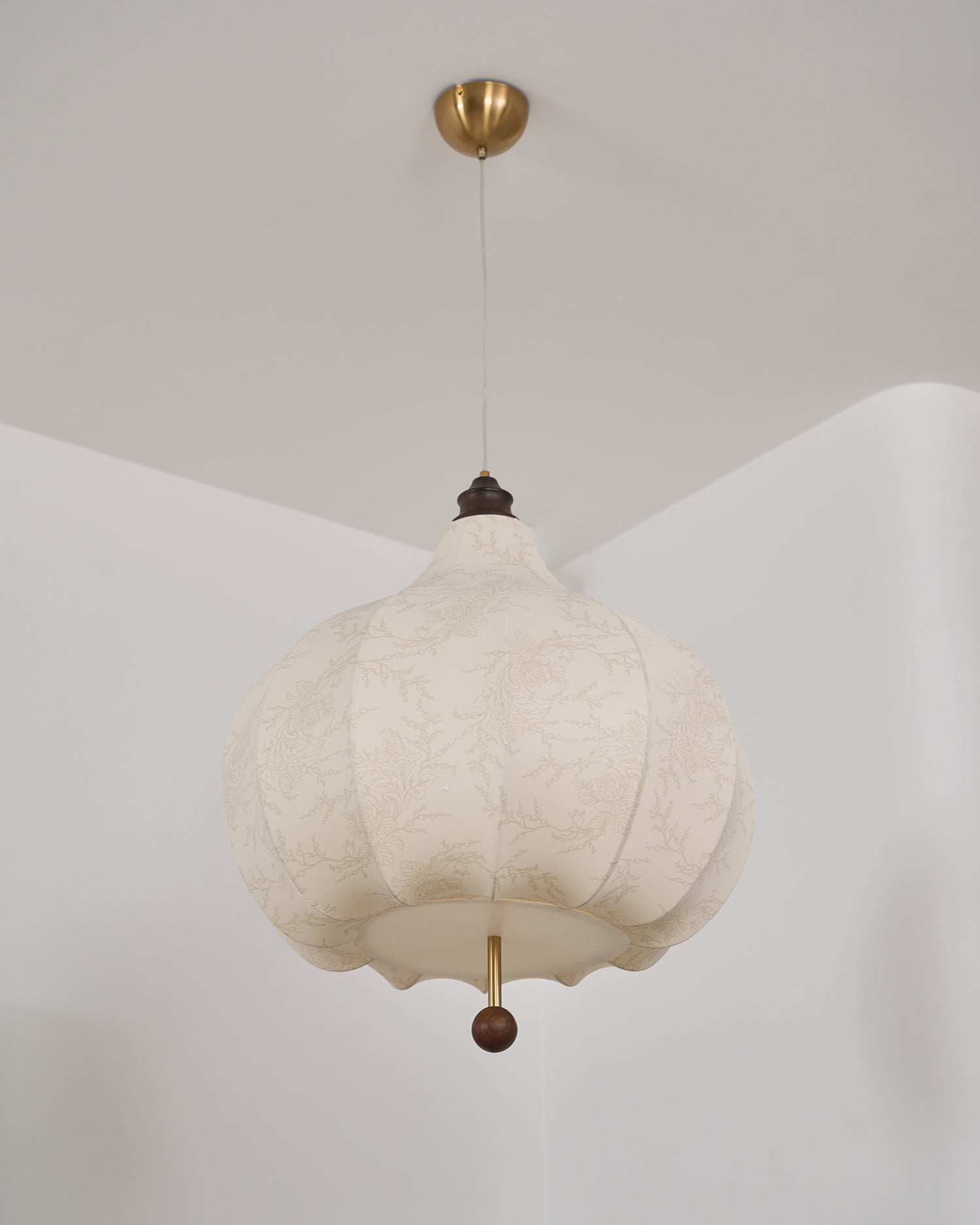 Chestnut Fabric Pendant Light - Letslighting