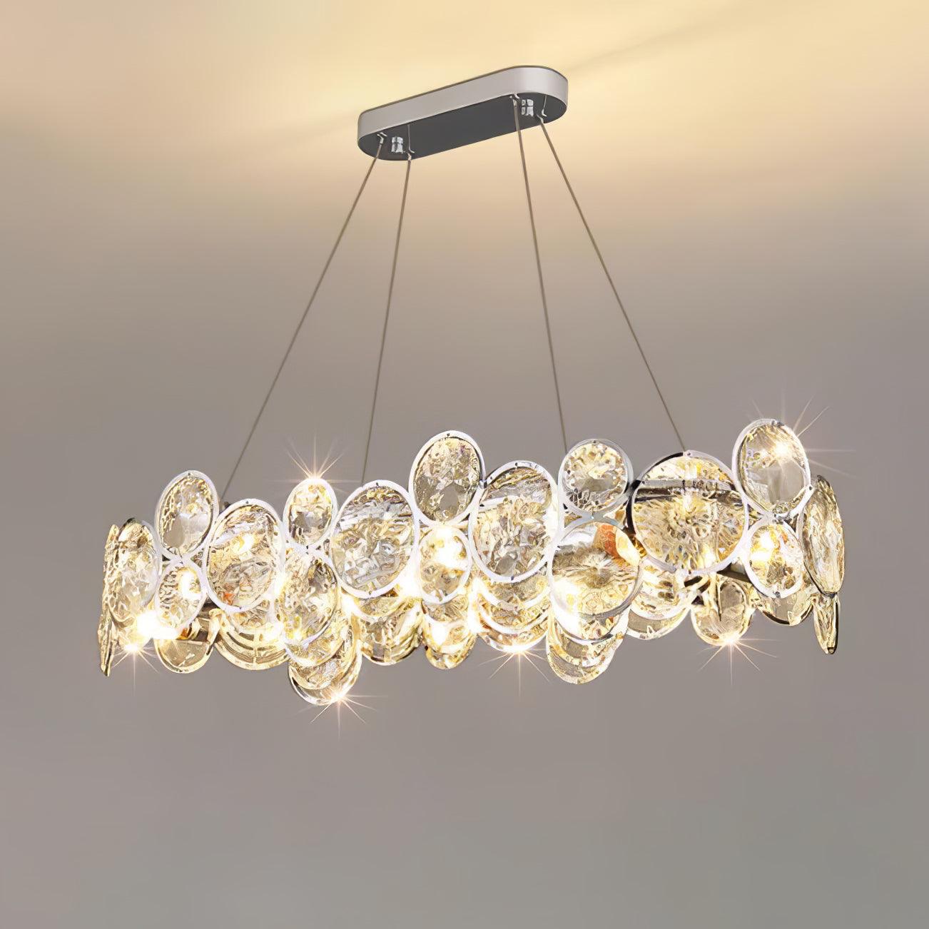 Chrome Round Crystal Chandelier - Letslighting