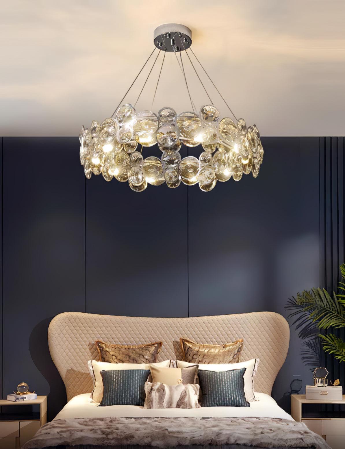 Chrome Round Crystal Chandelier - Letslighting