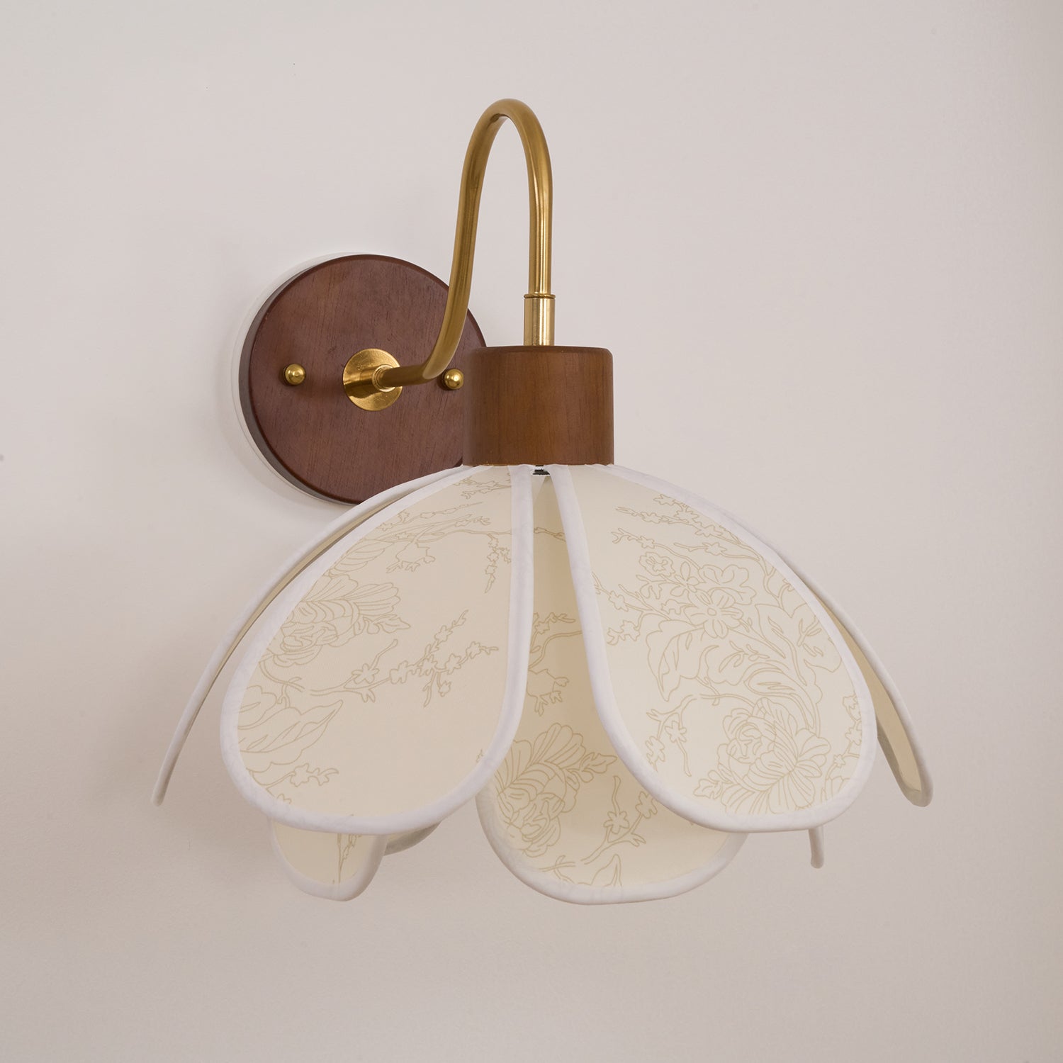 Ritta Lámpara de Pared Floral Vintage