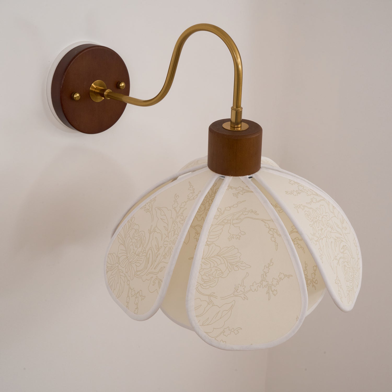 Ritta Lámpara de Pared Floral Vintage