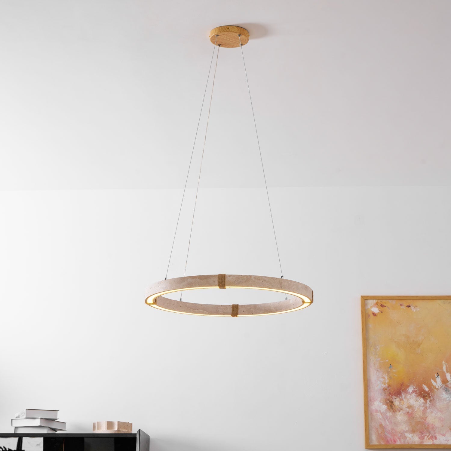 Alsilis Travertine Chandelier - Letslighting