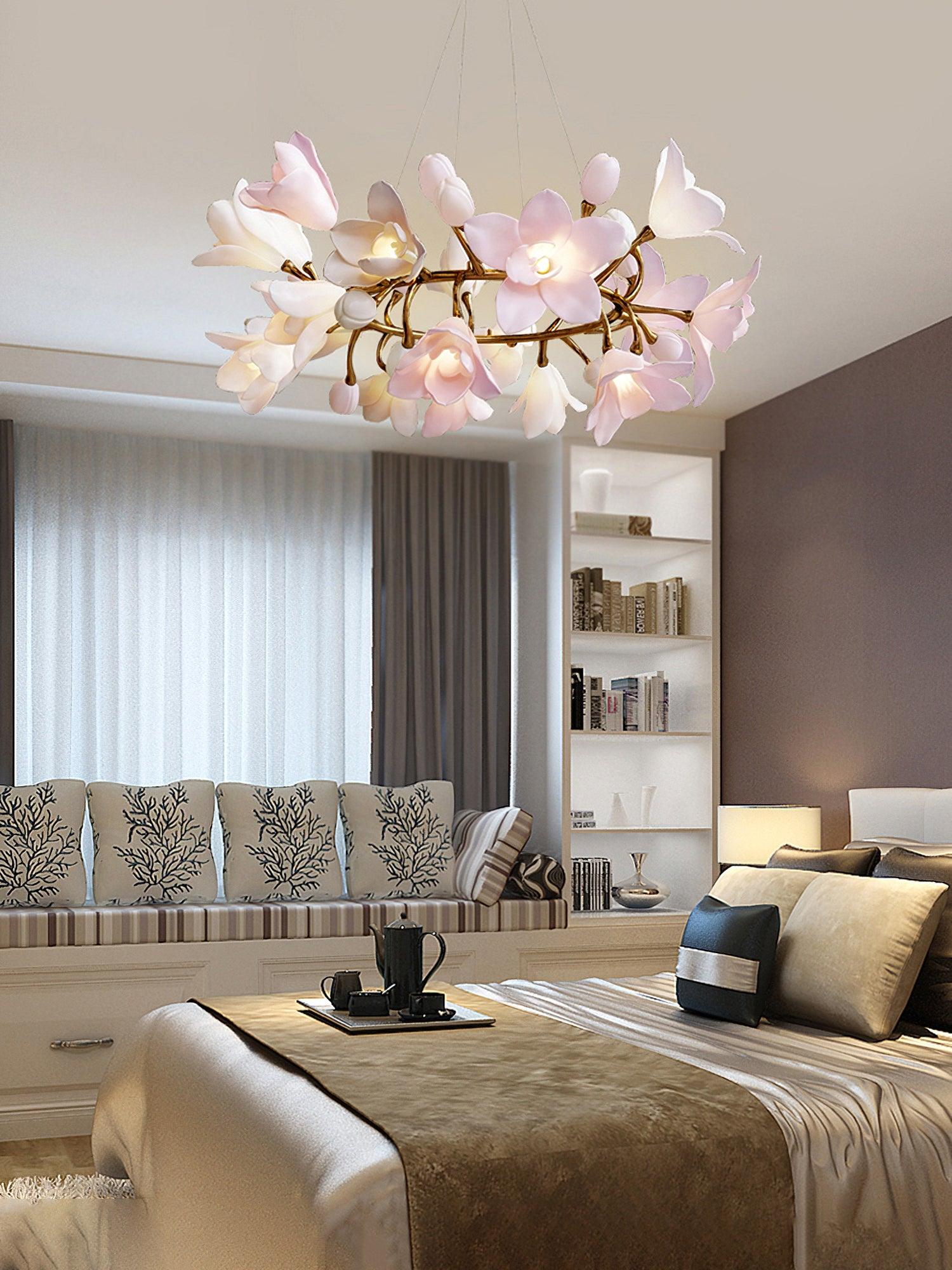 Circular Blossom Chandelier - Letslighting