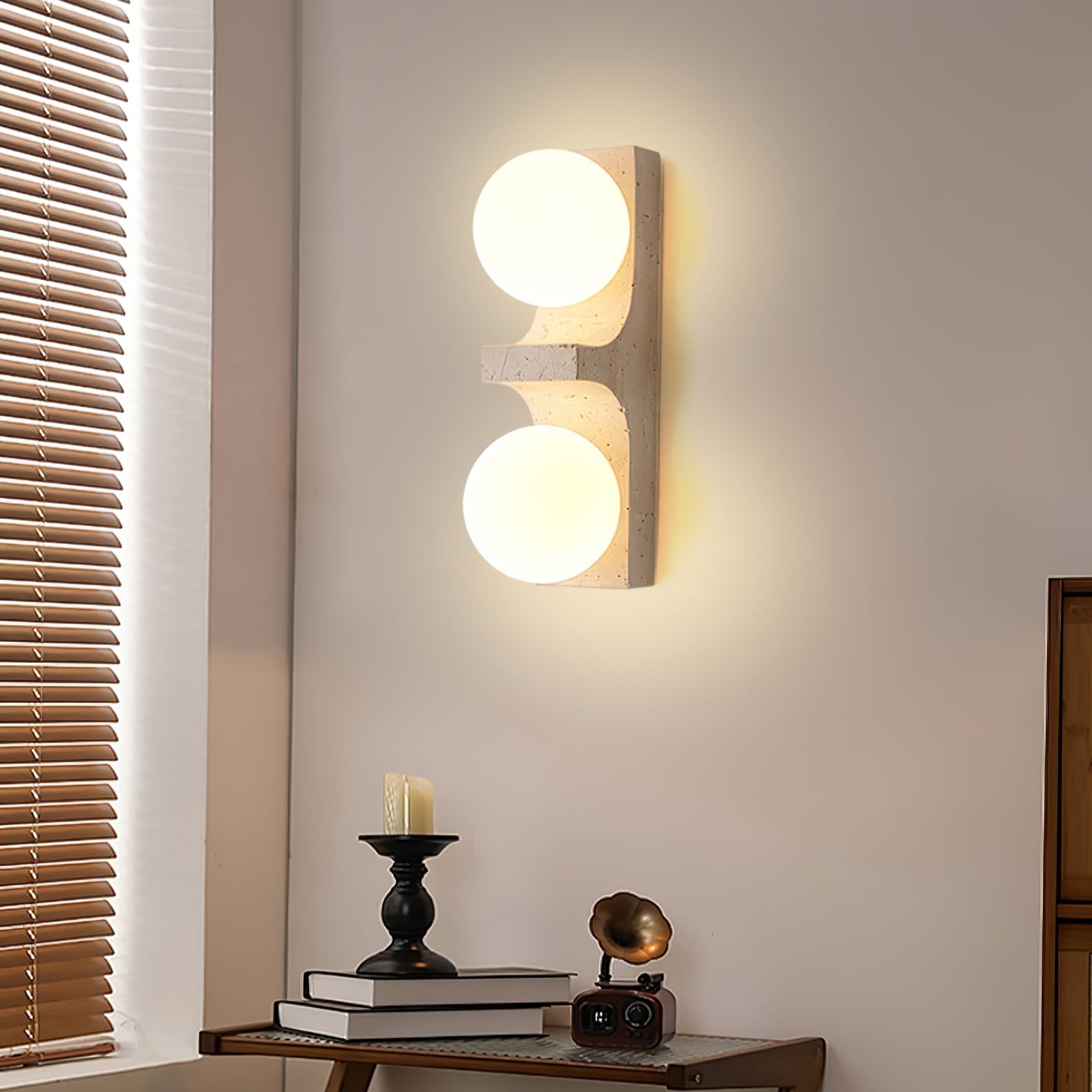 Umiren Travertine Wall Light - Letslighting