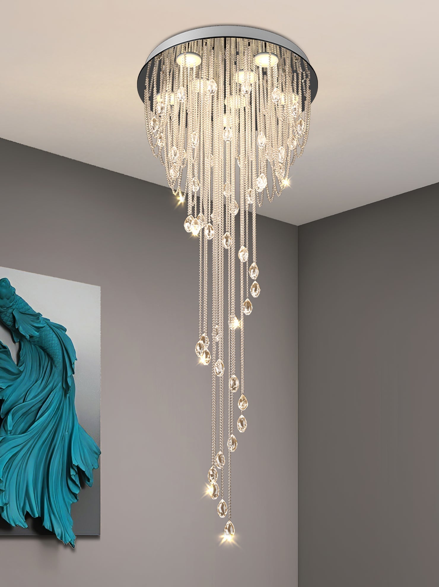 Classic Symphony Spiral Chandelier - Letslighting