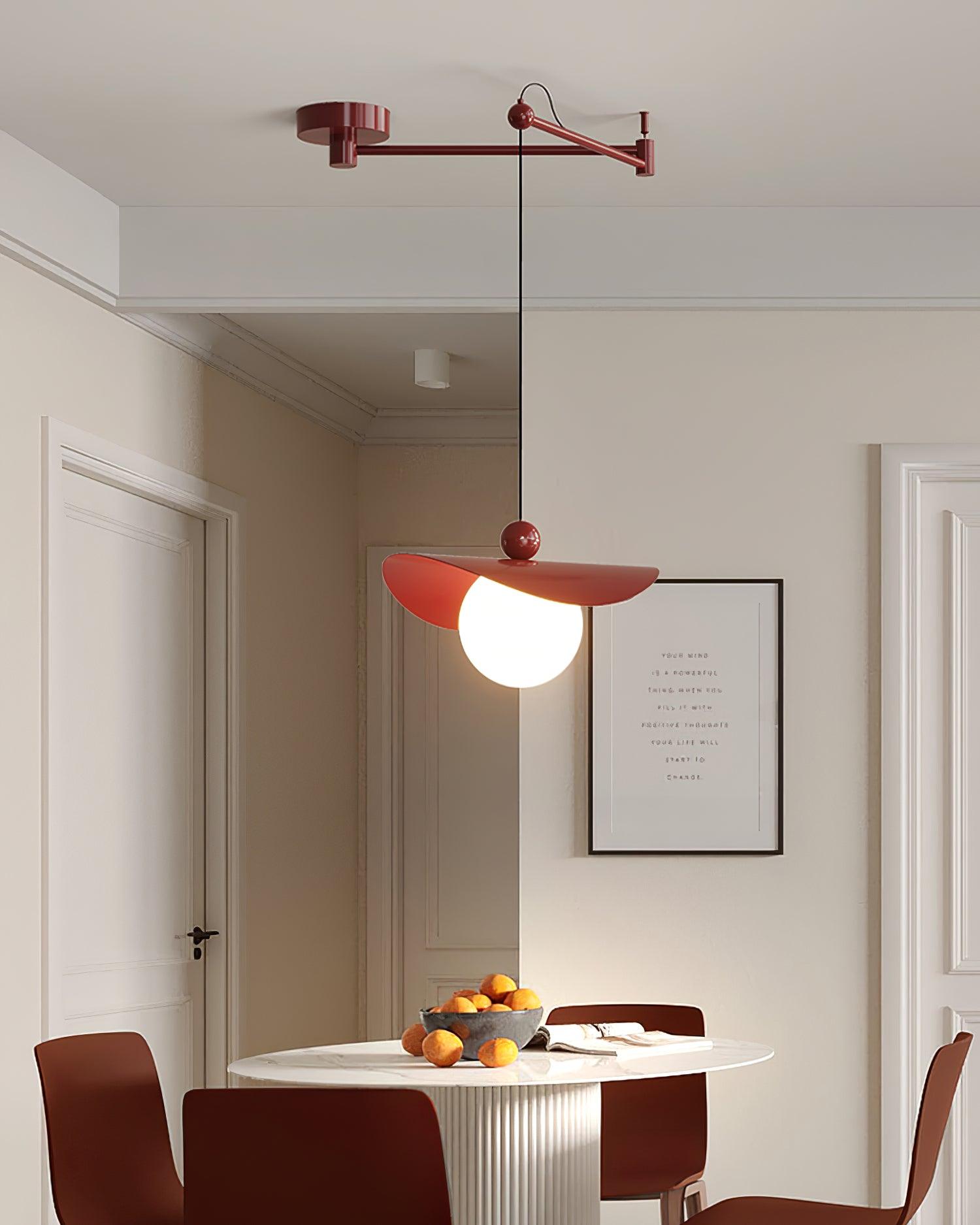 Pendant Lamp Tiffany Glass Floral Shade Art - Letslighting