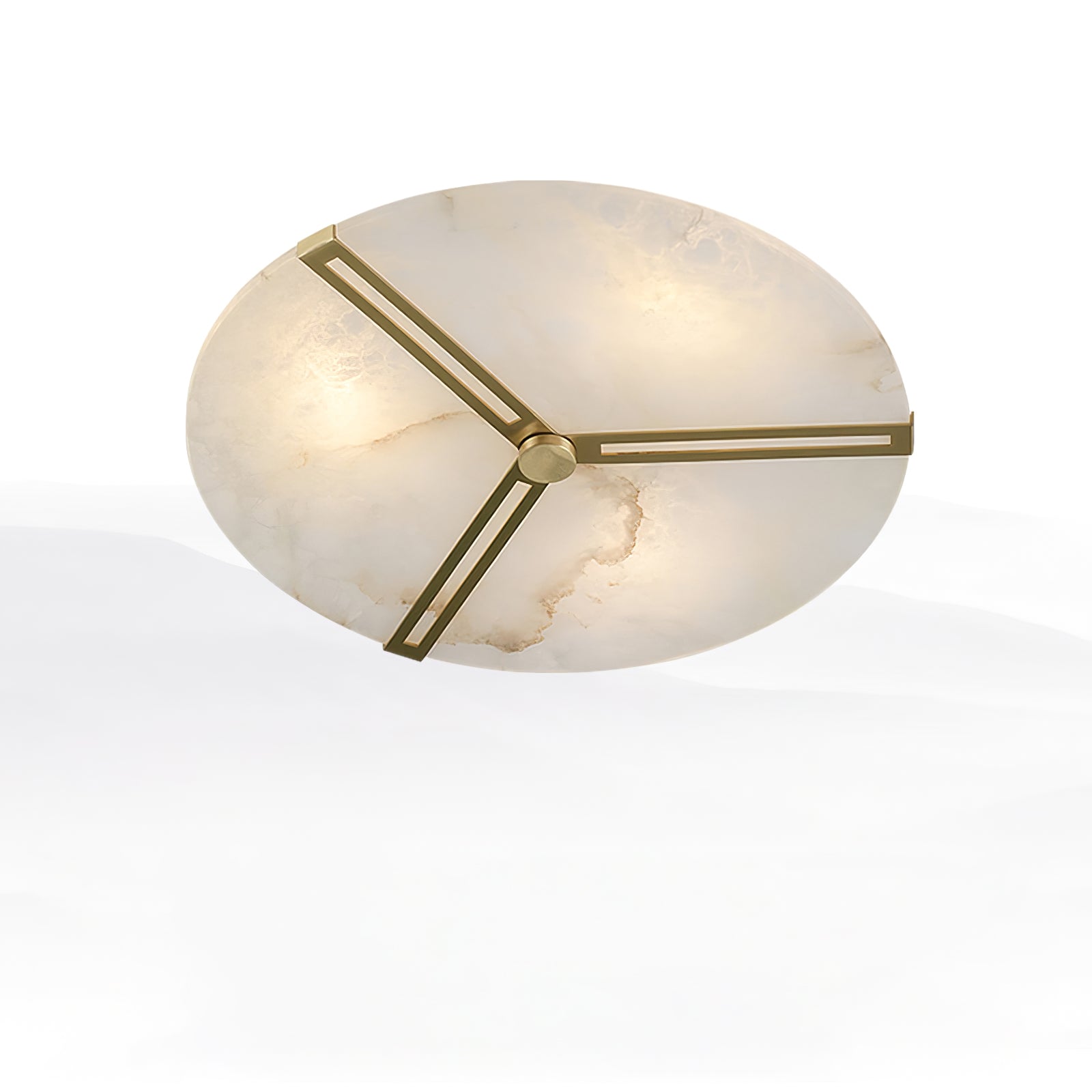 Aveline Alabaster Flush Mount Ceiling Light - Letslighting