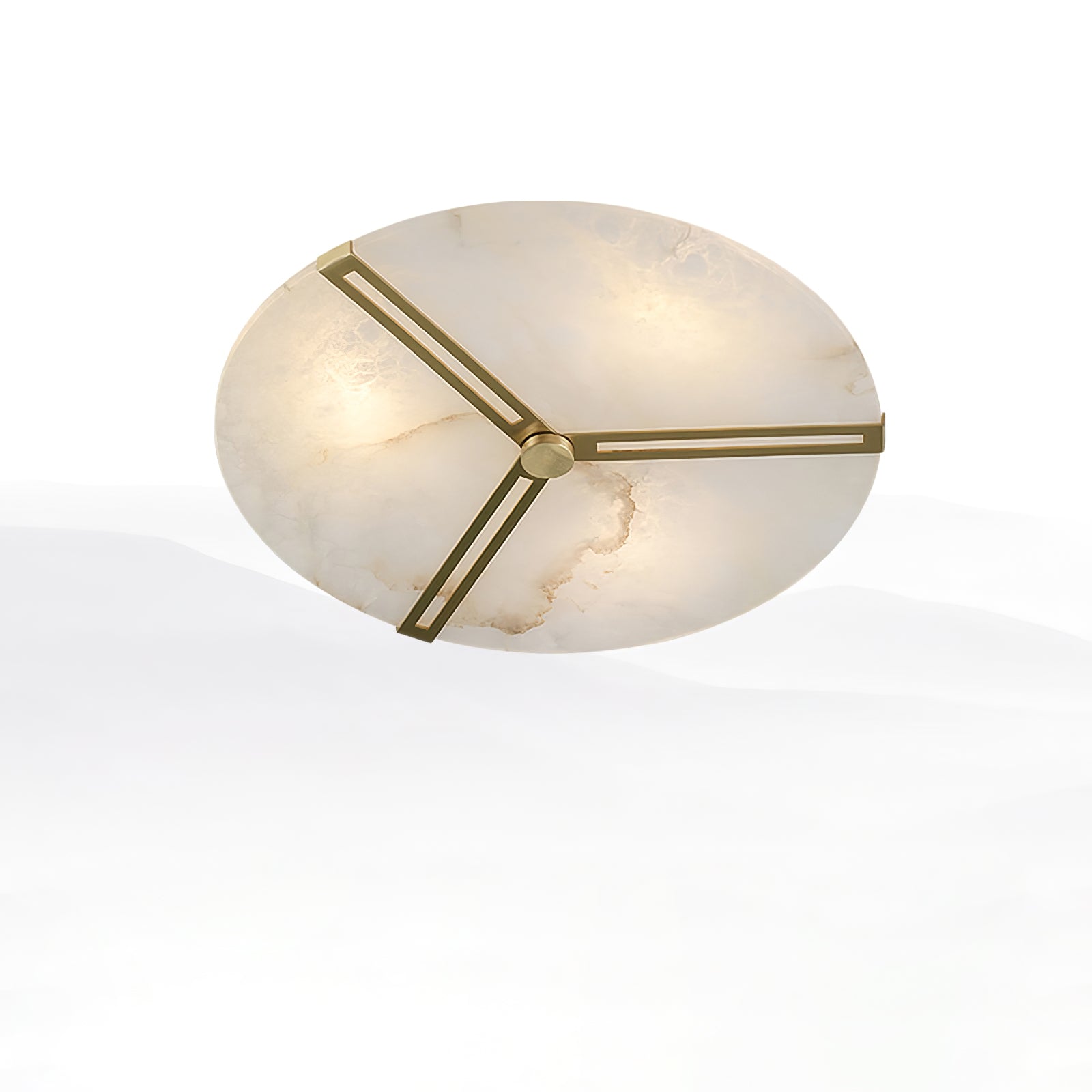 Aveline Alabaster Flush Mount Ceiling Light - Letslighting