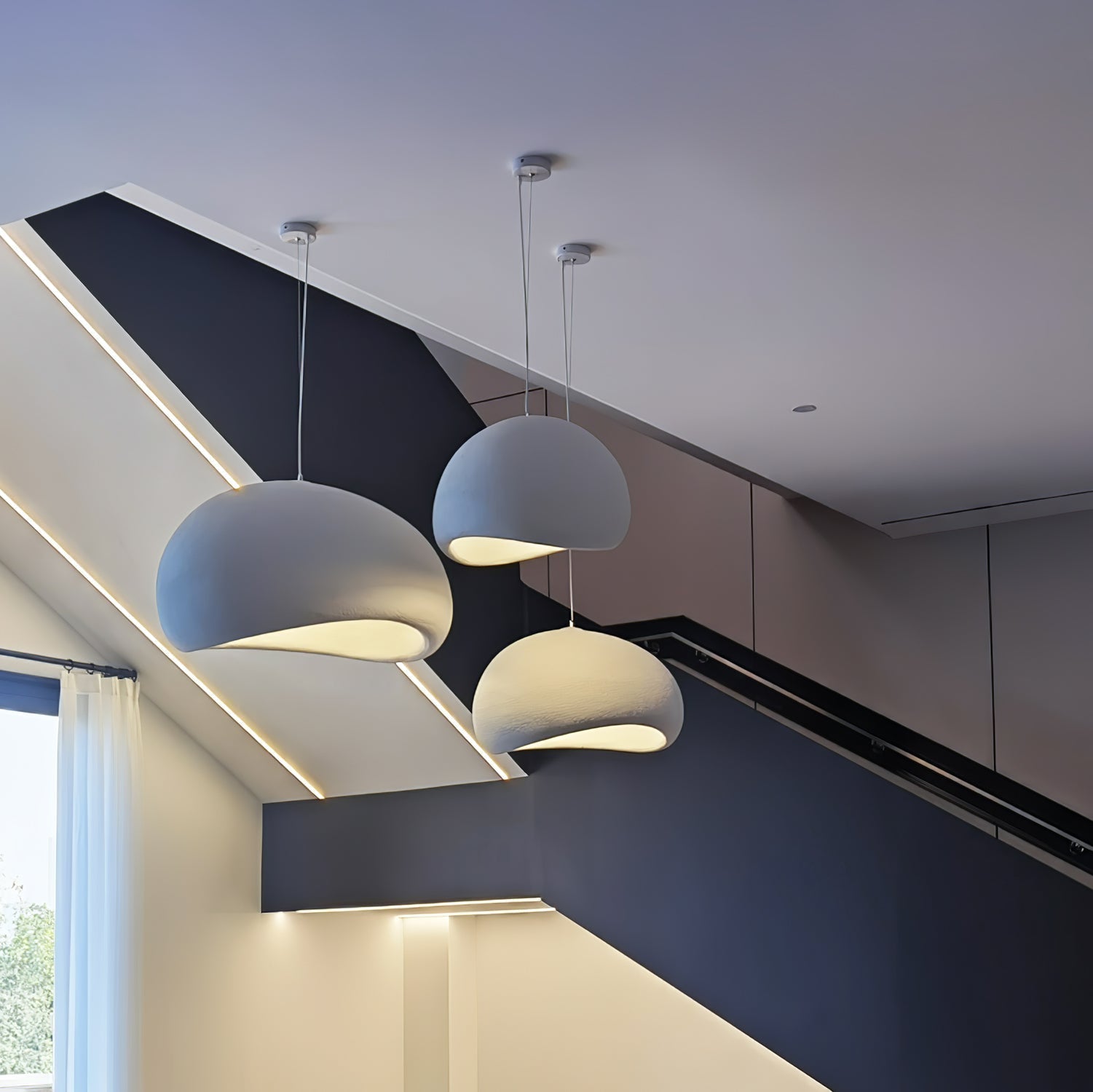 Ivinan Minimalist Cloud Style B Metal Pendant Light - Letslighting
