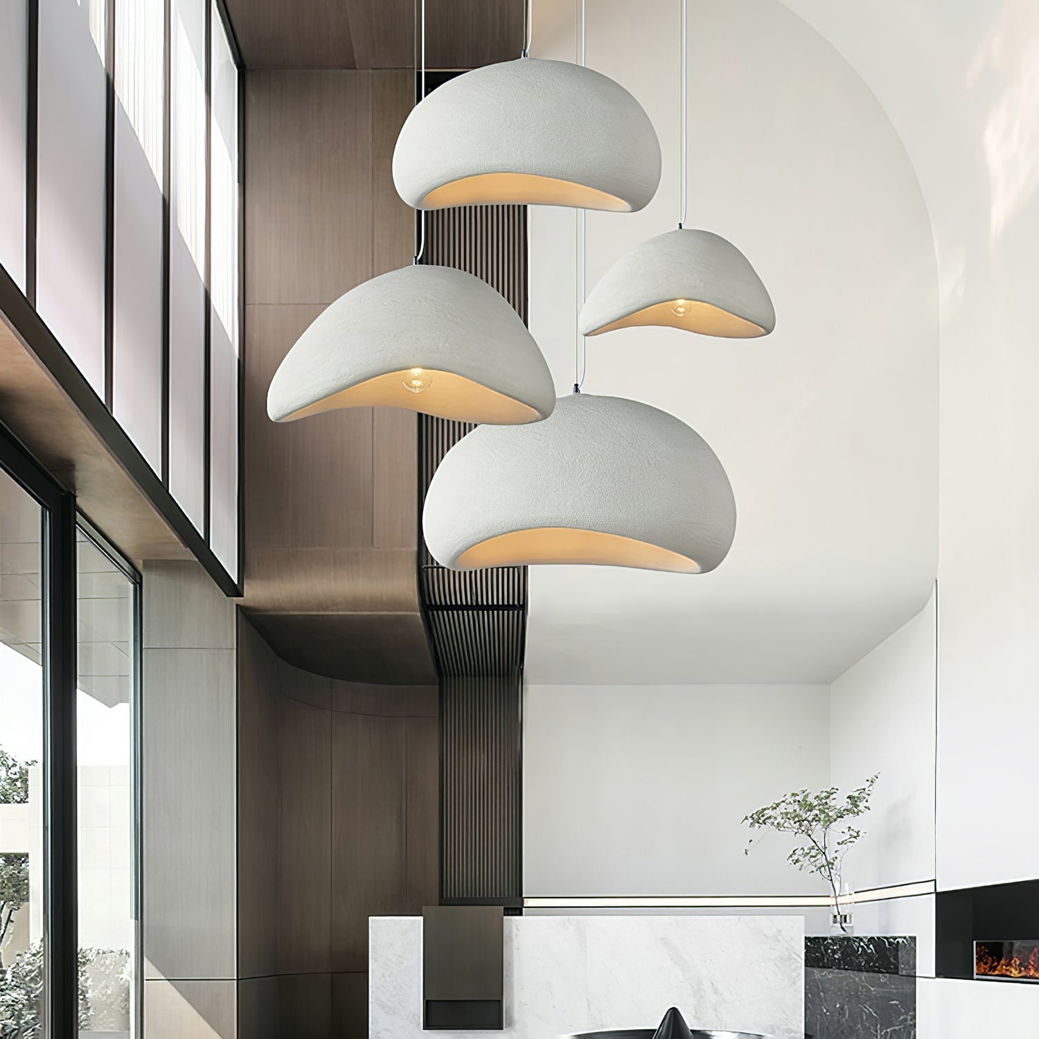 Ivinan Minimalist Cloud Style B Metal Pendant Light - Letslighting