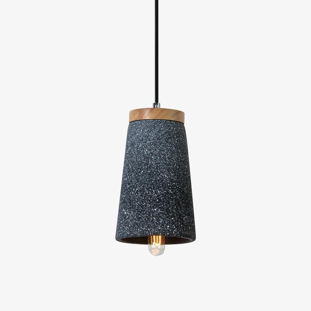 Coburg Wood Cement Pendant Light - Letslighting