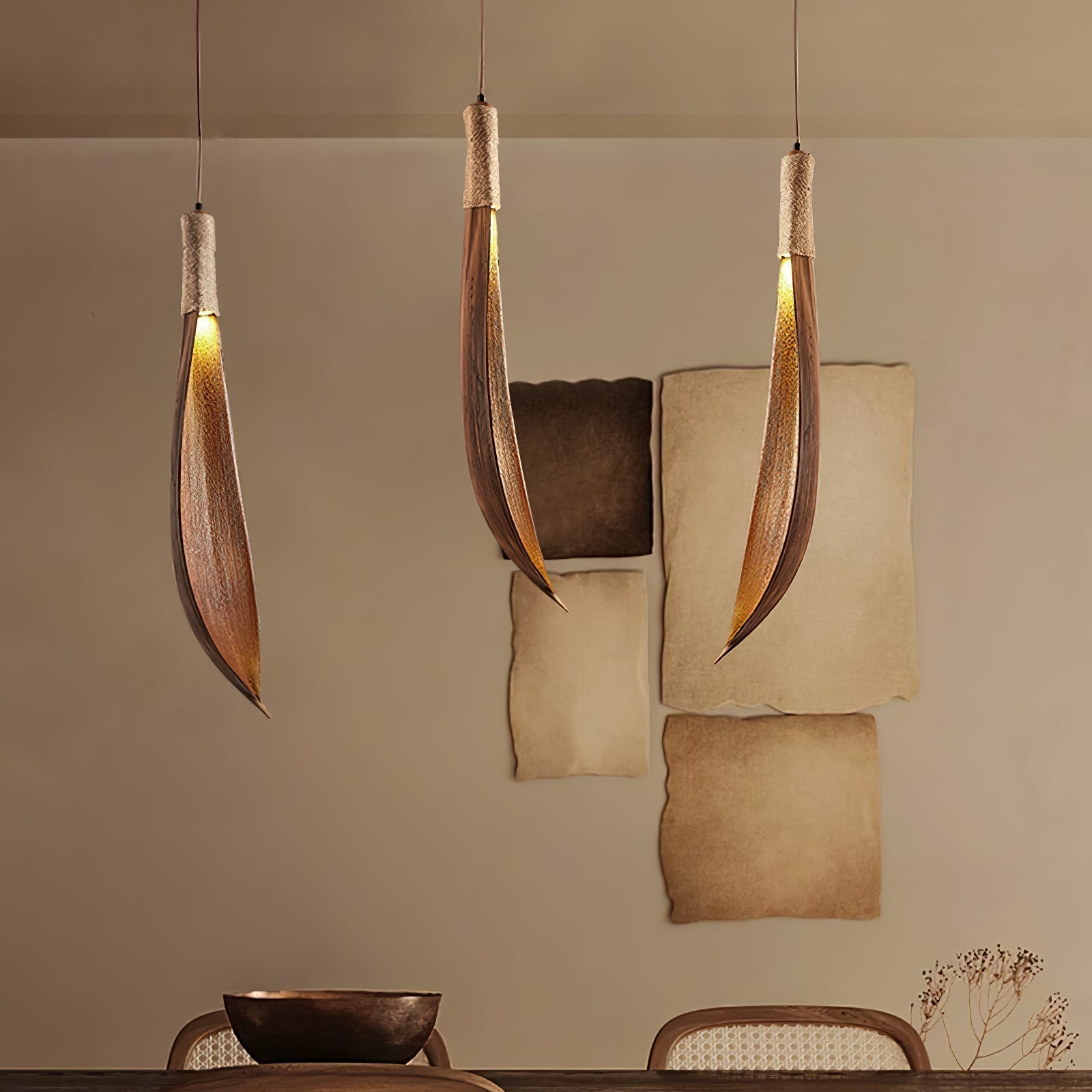 Cocoa Leaf Pendant Lamp - Letslighting