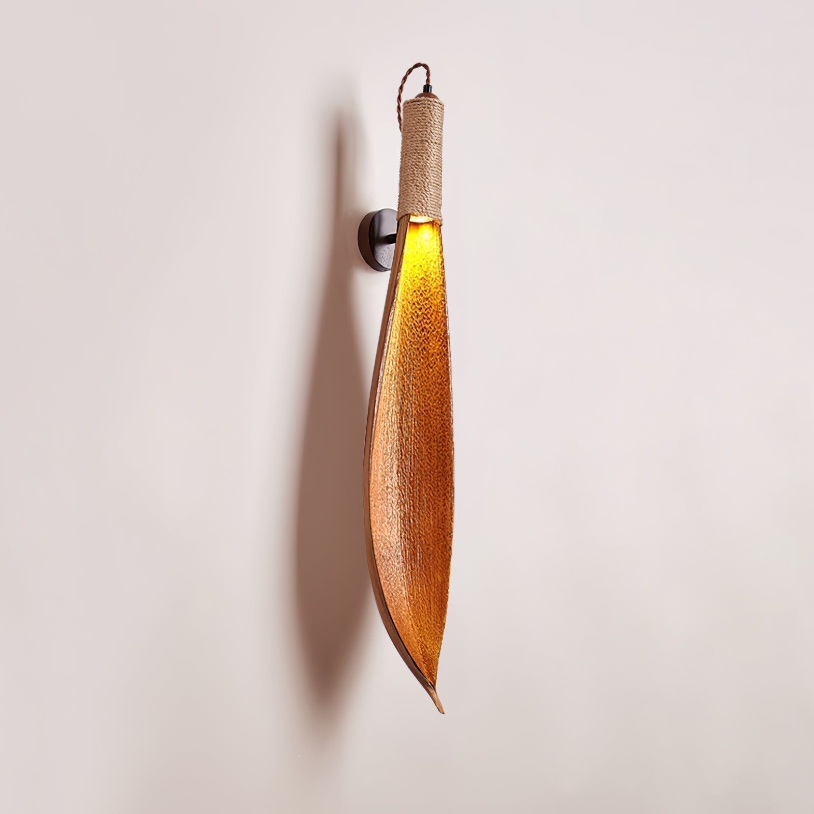 Cocoa Leaf Wall Sconce - Letslighting