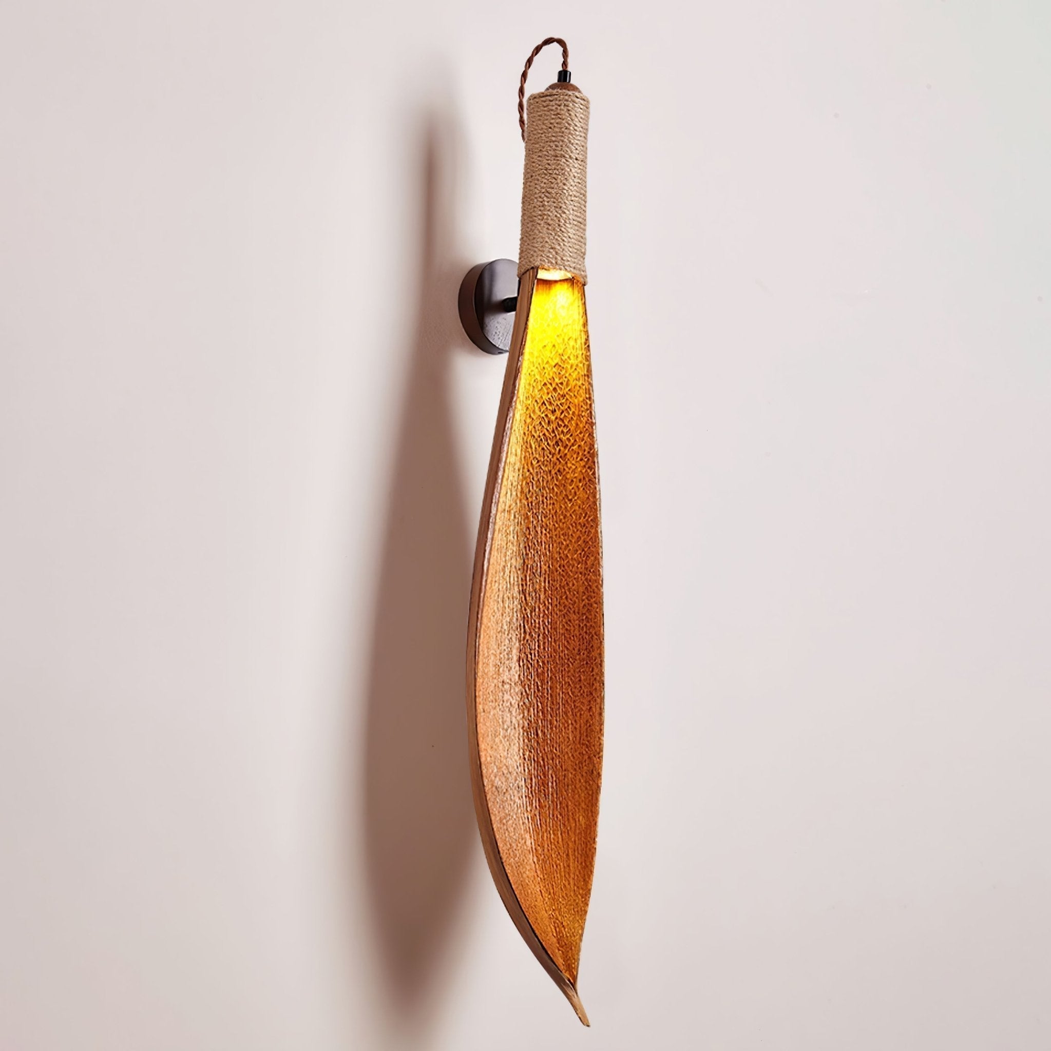 Cocoa Leaf Wall Sconce - Letslighting