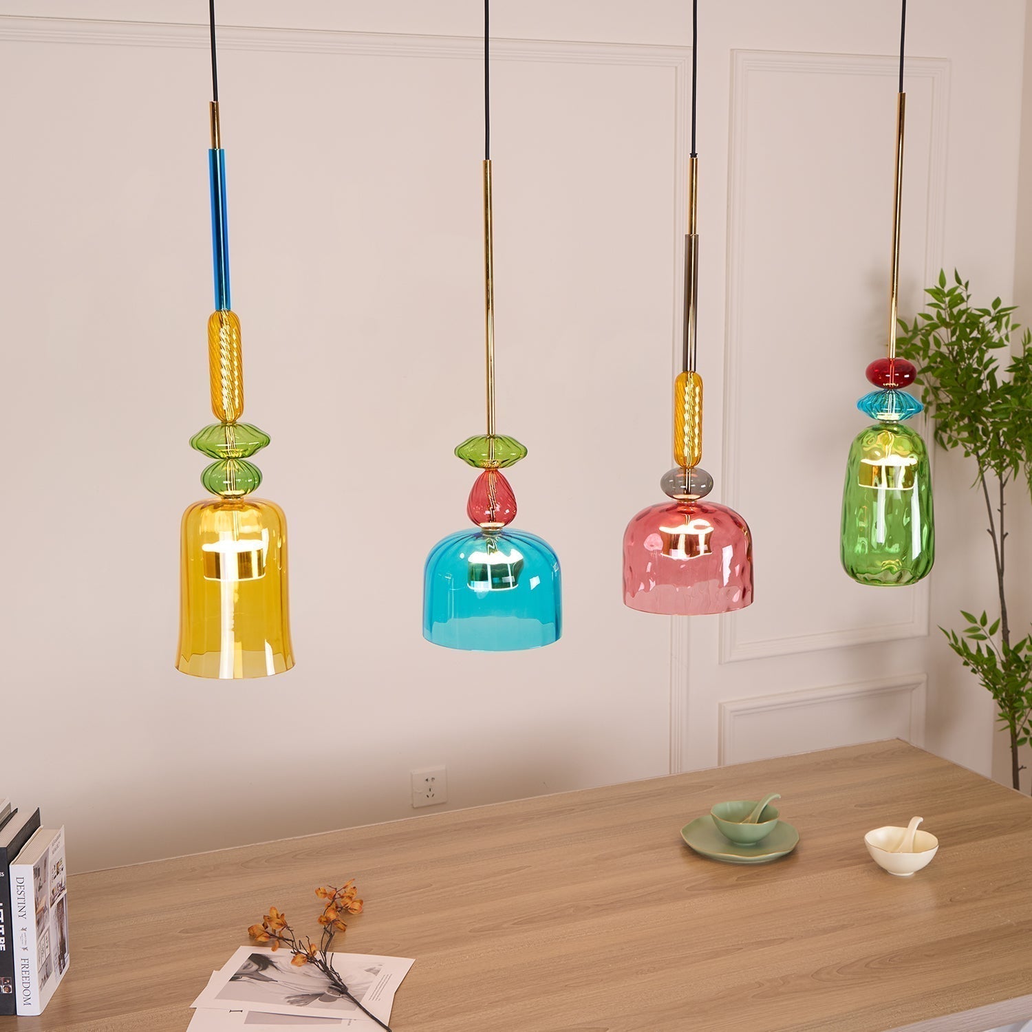 Muse Bohemian Glass Pendant Lamp - Letslighting