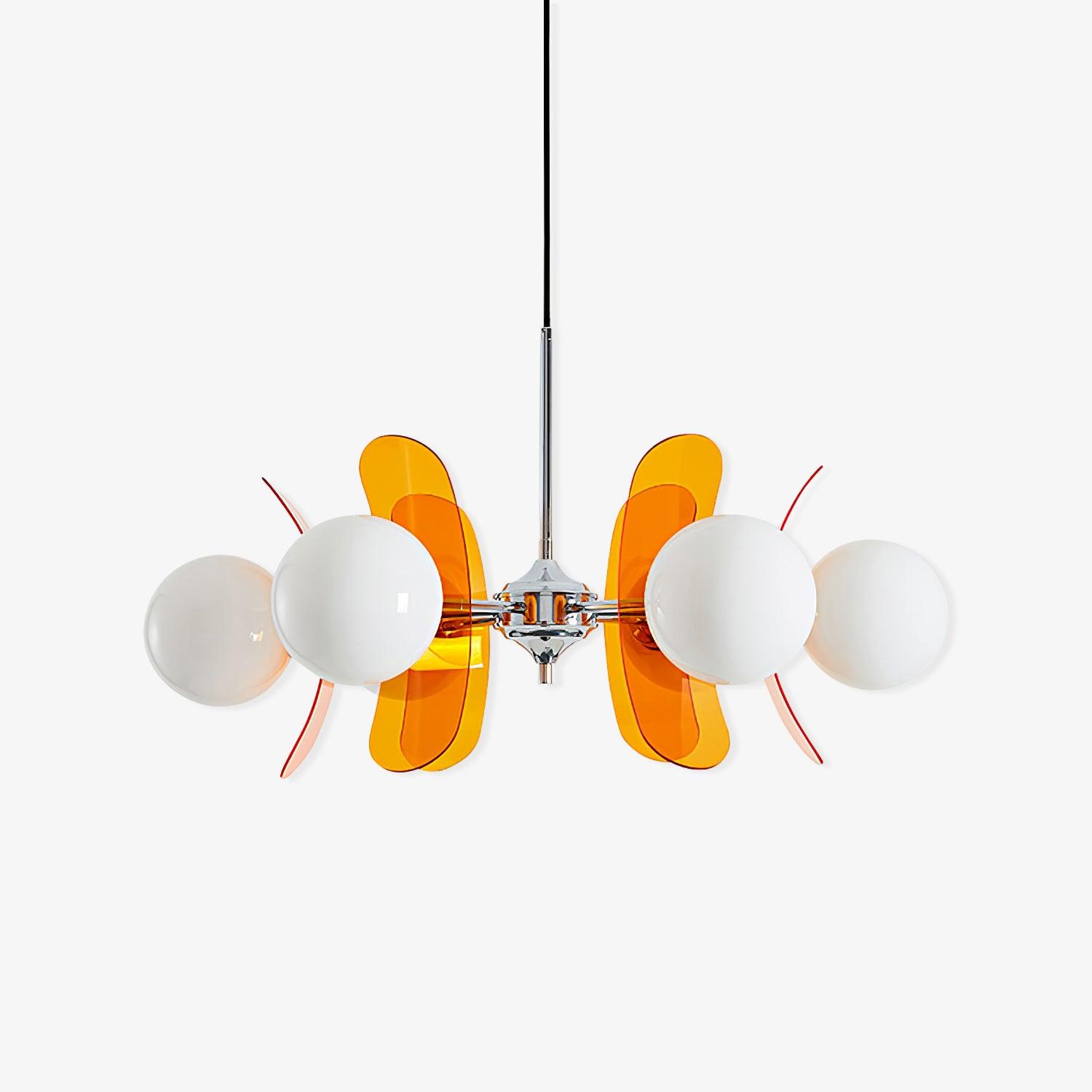 Aira  Chandelier Brown &Orange