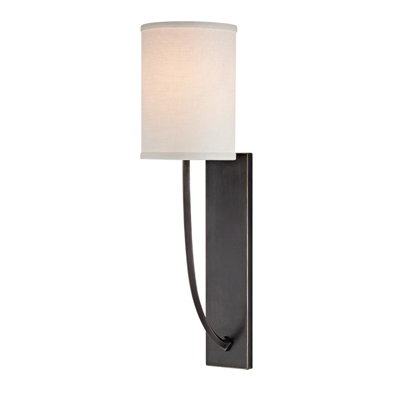 Slate Modern Minimalist Metal Fabric Wall Lamp - Lamp Copper