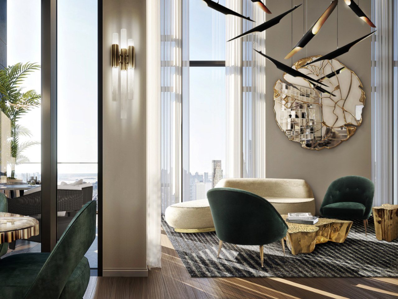 Coltrane Pipe Pendant Lights - Letslighting